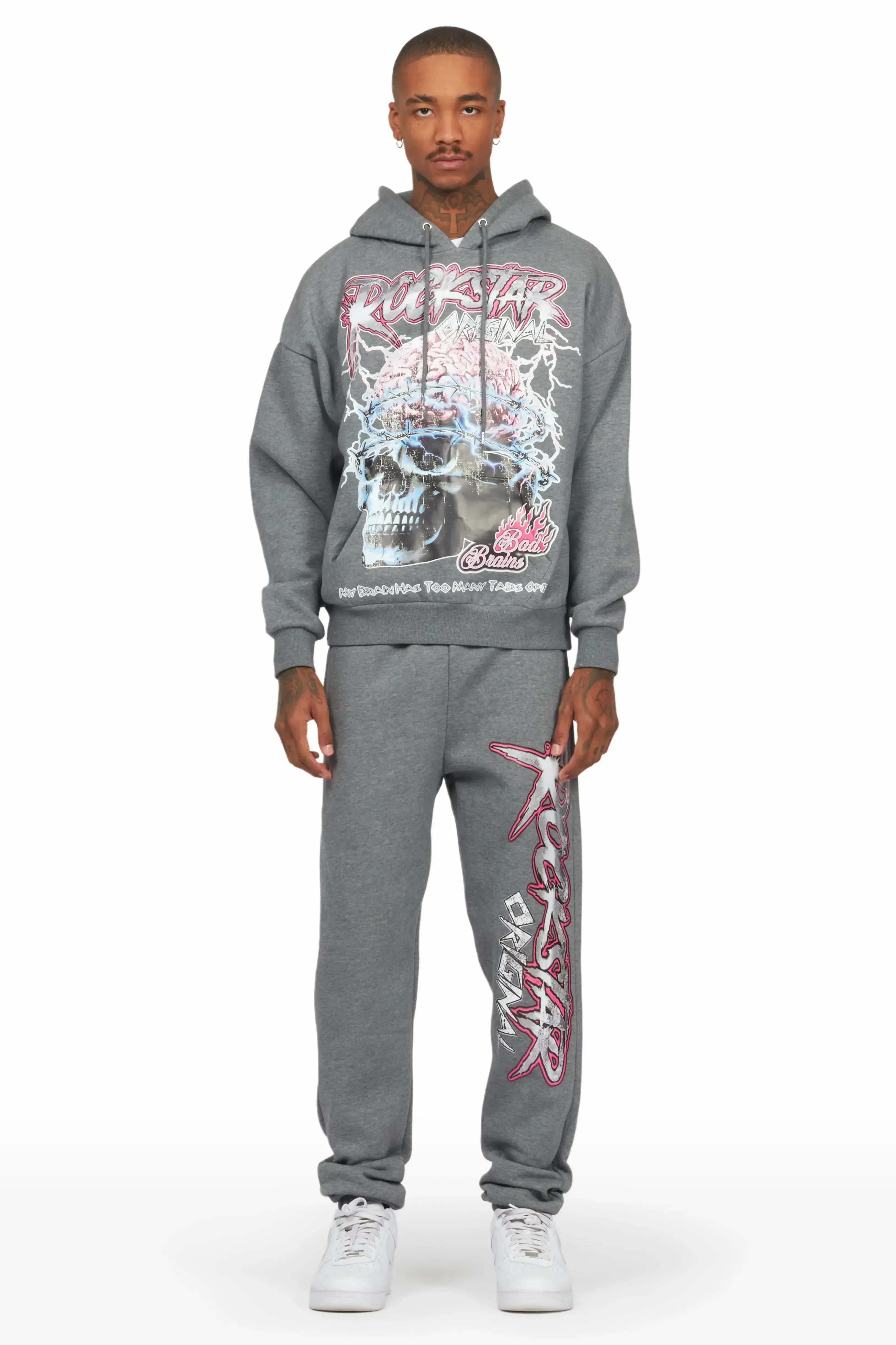 Anko Vintage Grey Relax Fit Track Set sold by Rockstar Original