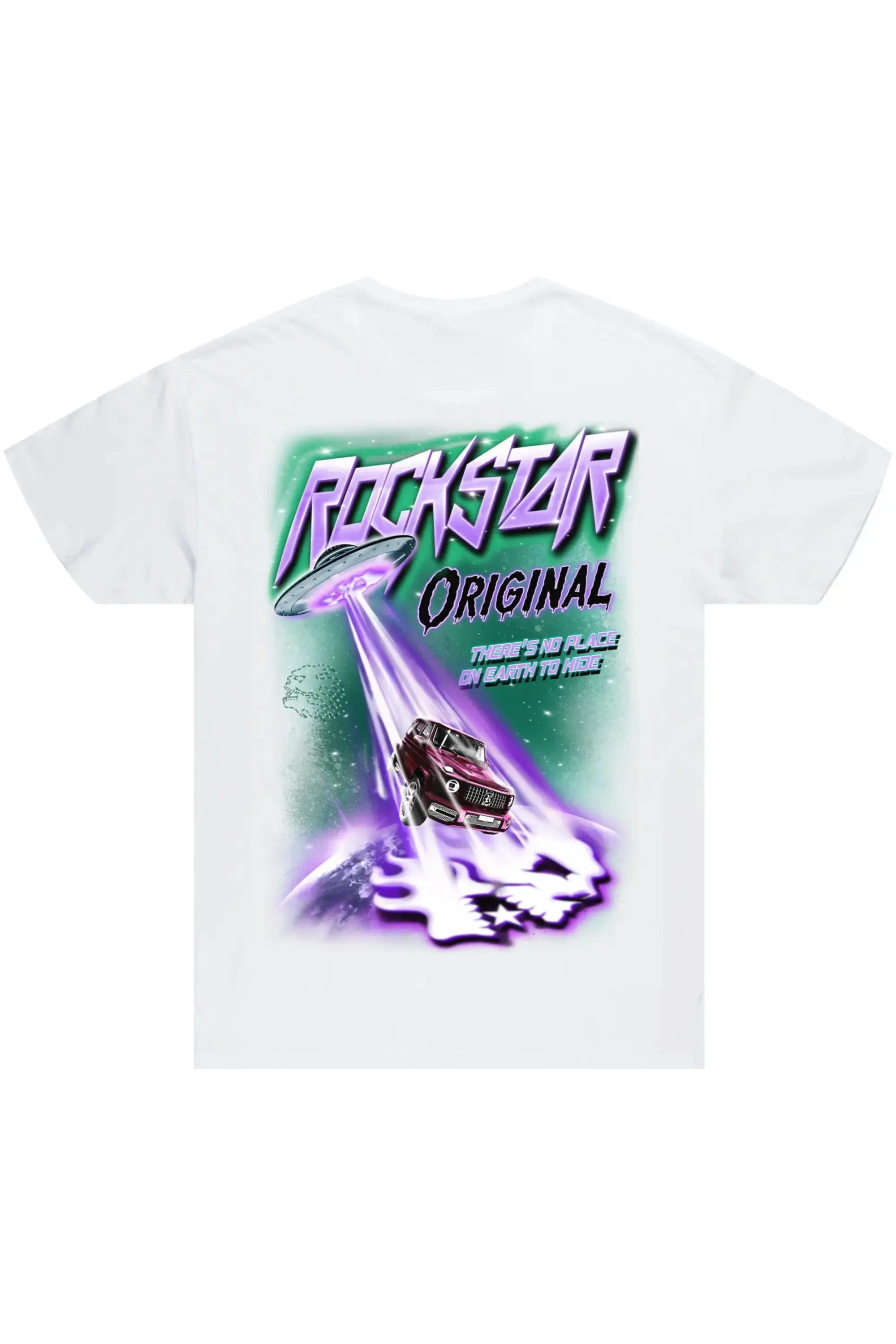 Jazmyne White Oversized T-Shirt sold by Rockstar Original