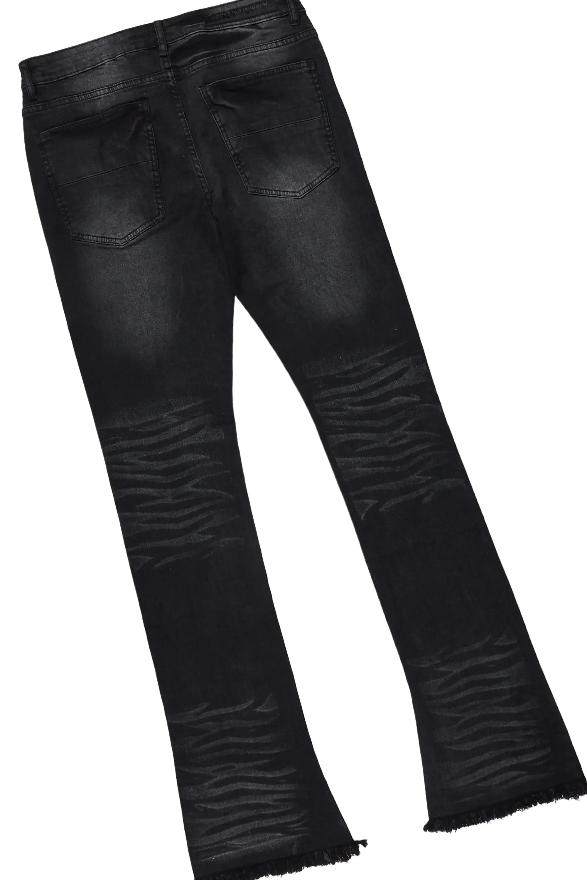 Amina Black T-Shirt/Stacked Flare Jean Set sold by Rockstar Original product image thumbnail 4