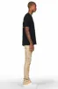 Zoticus Beige Stacked Flare Jean sold by Rockstar Original