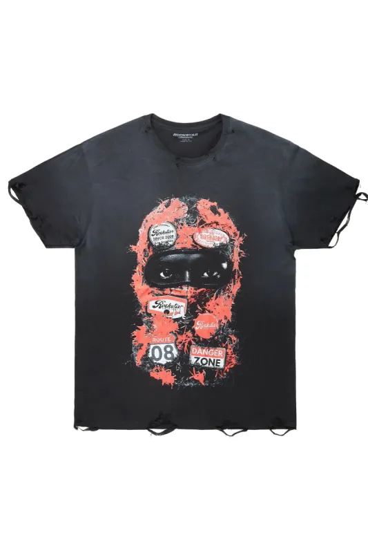 Juleisha Black Oversized T-Shirt sold by Rockstar Original