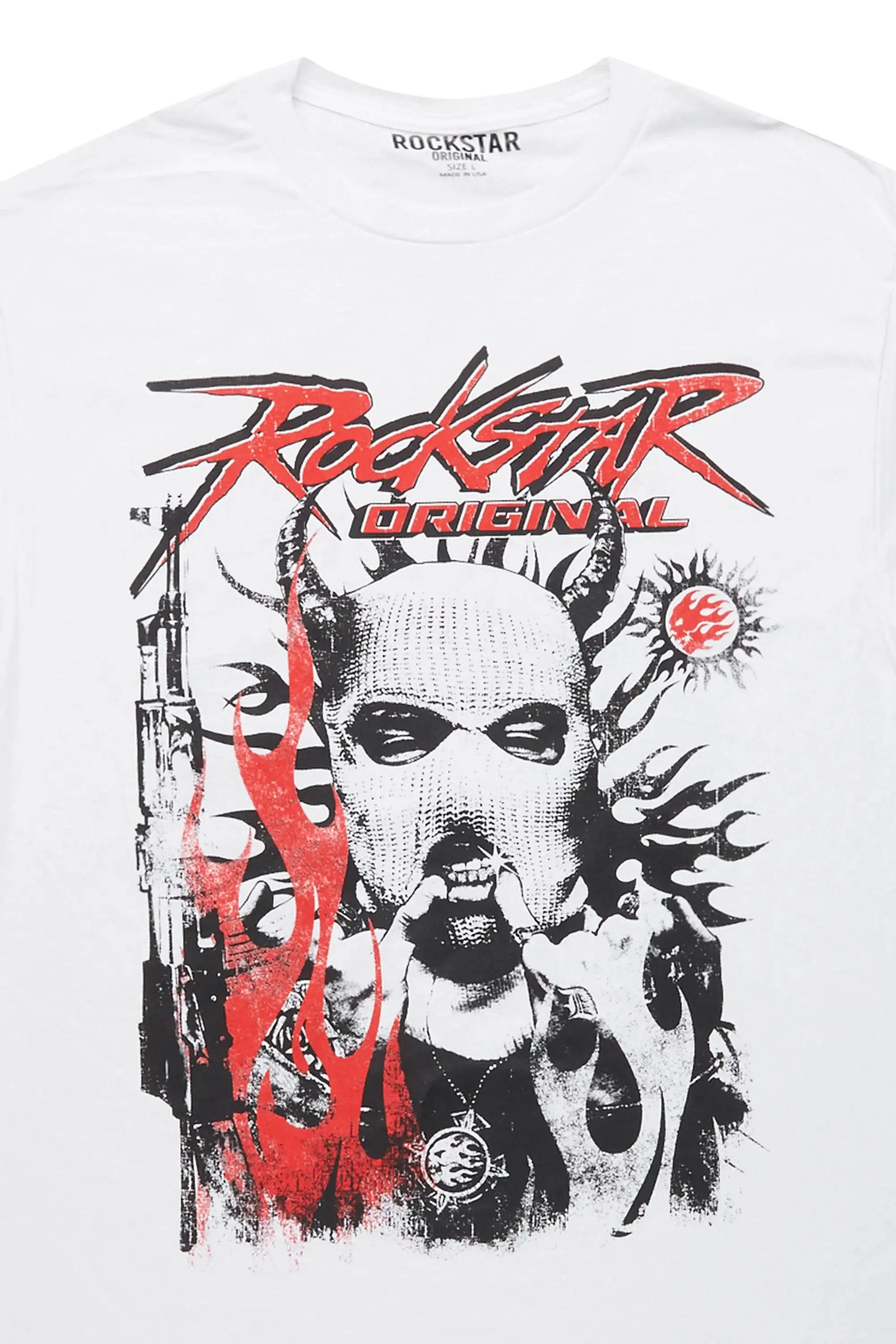 Marci White Oversized T-Shirt sold by Rockstar Original product image thumbnail 2