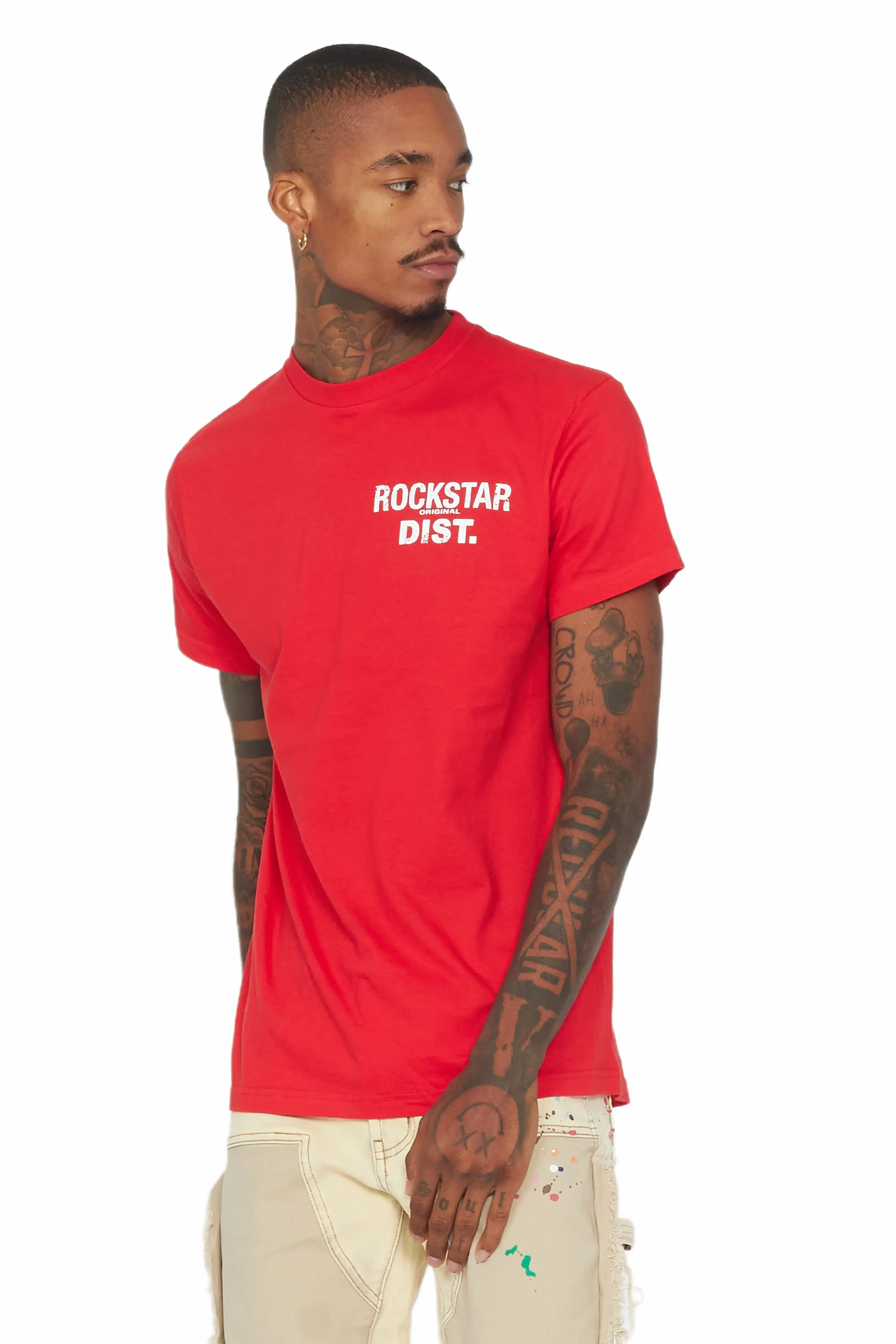 Lake Red/White Graphic T-Shirt sold by Rockstar Original product image thumbnail 3