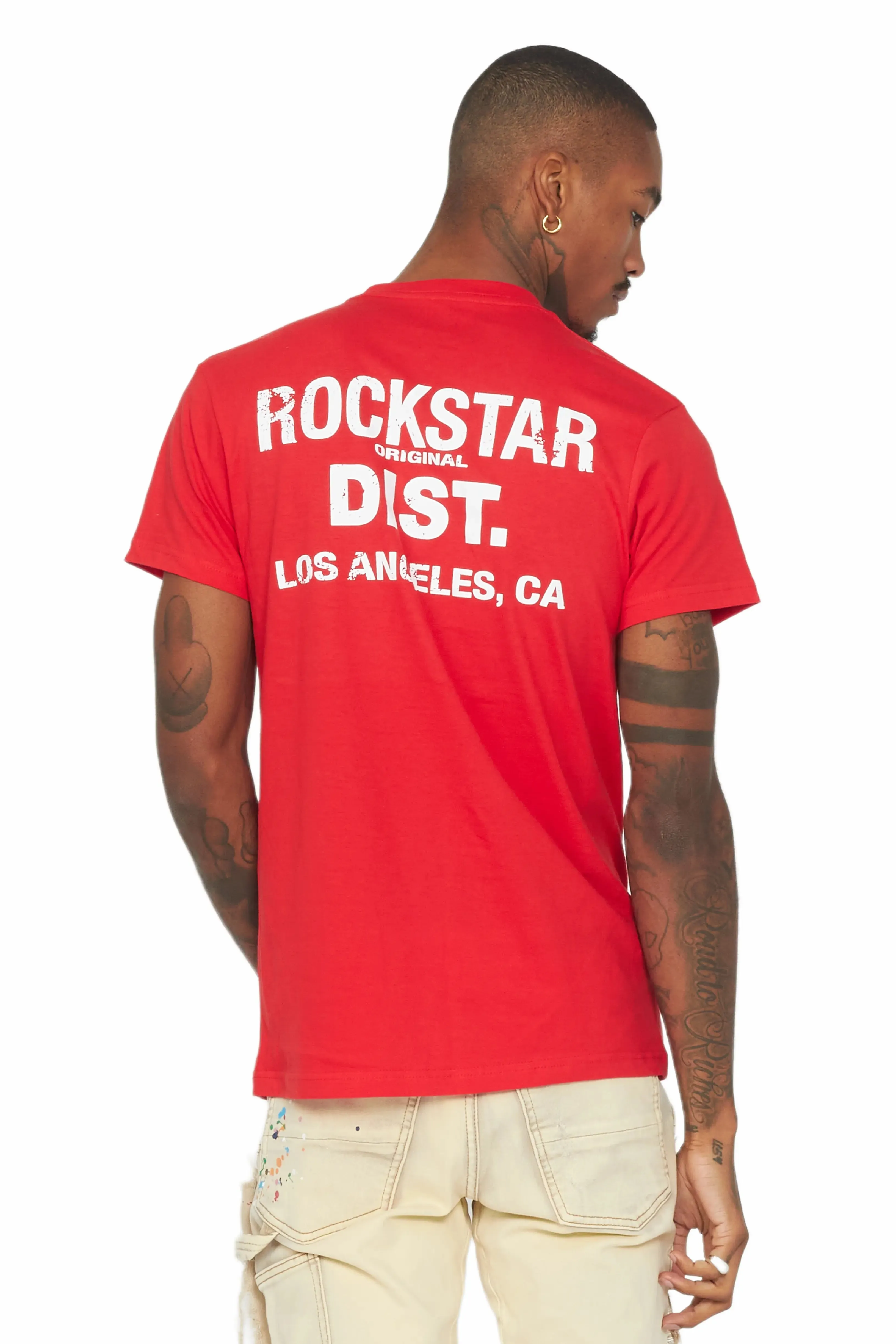Lake Red/White Graphic T-Shirt sold by Rockstar Original