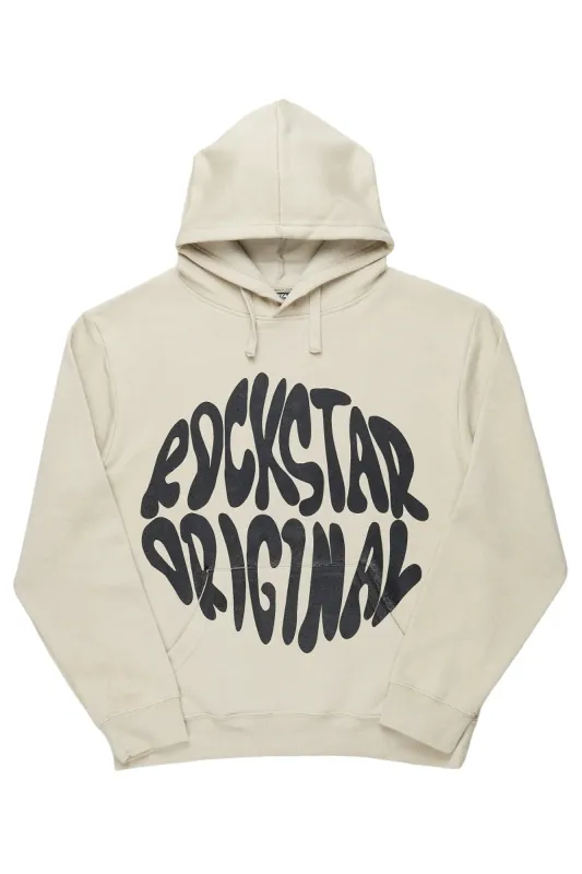 Maynor Beige Oversized Hoodie sold by Rockstar Original
