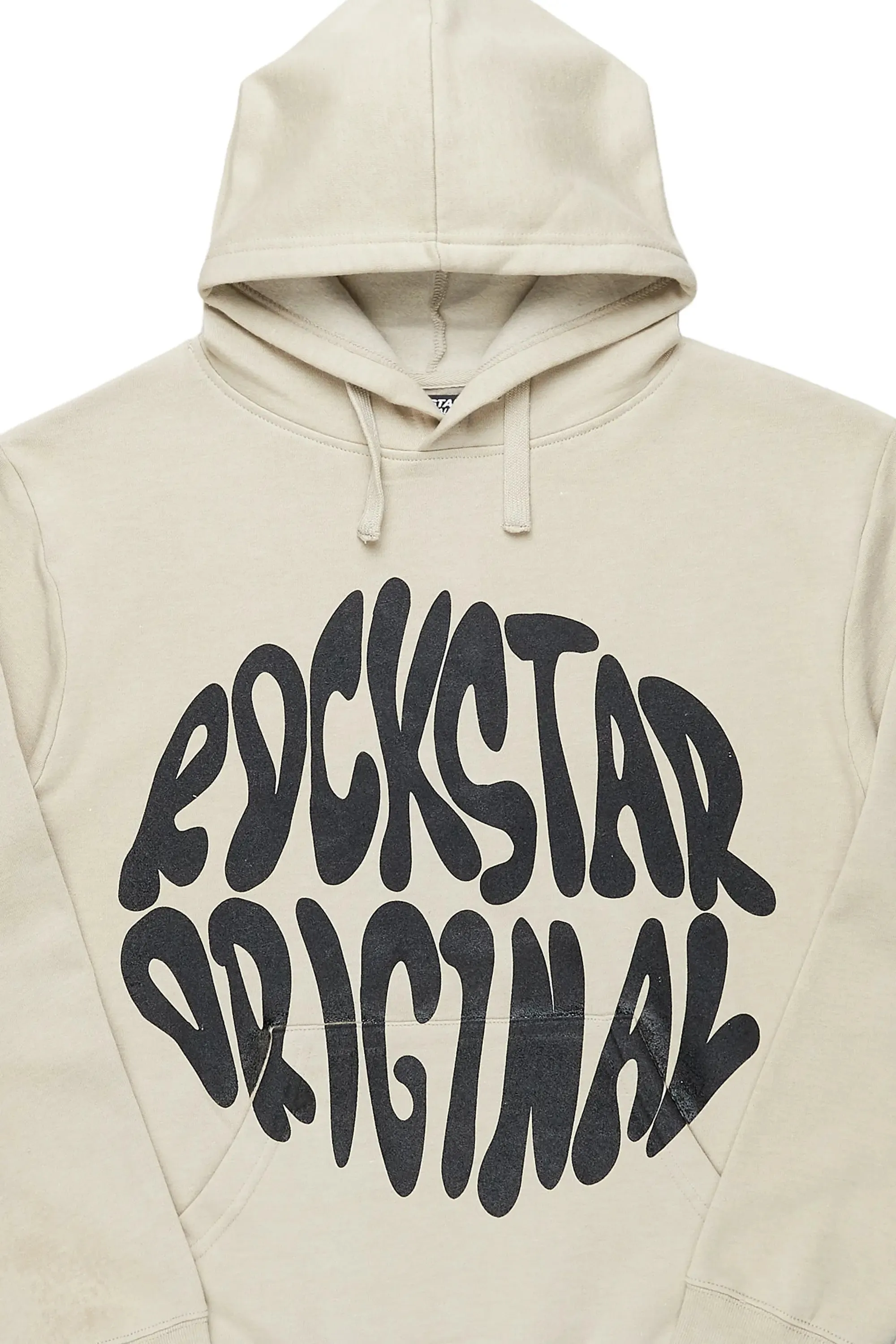 Maynor Beige Oversized Hoodie sold by Rockstar Original product image thumbnail 2