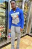 Zone Printed Hoodie-Royal Blue sold by Rockstar Original