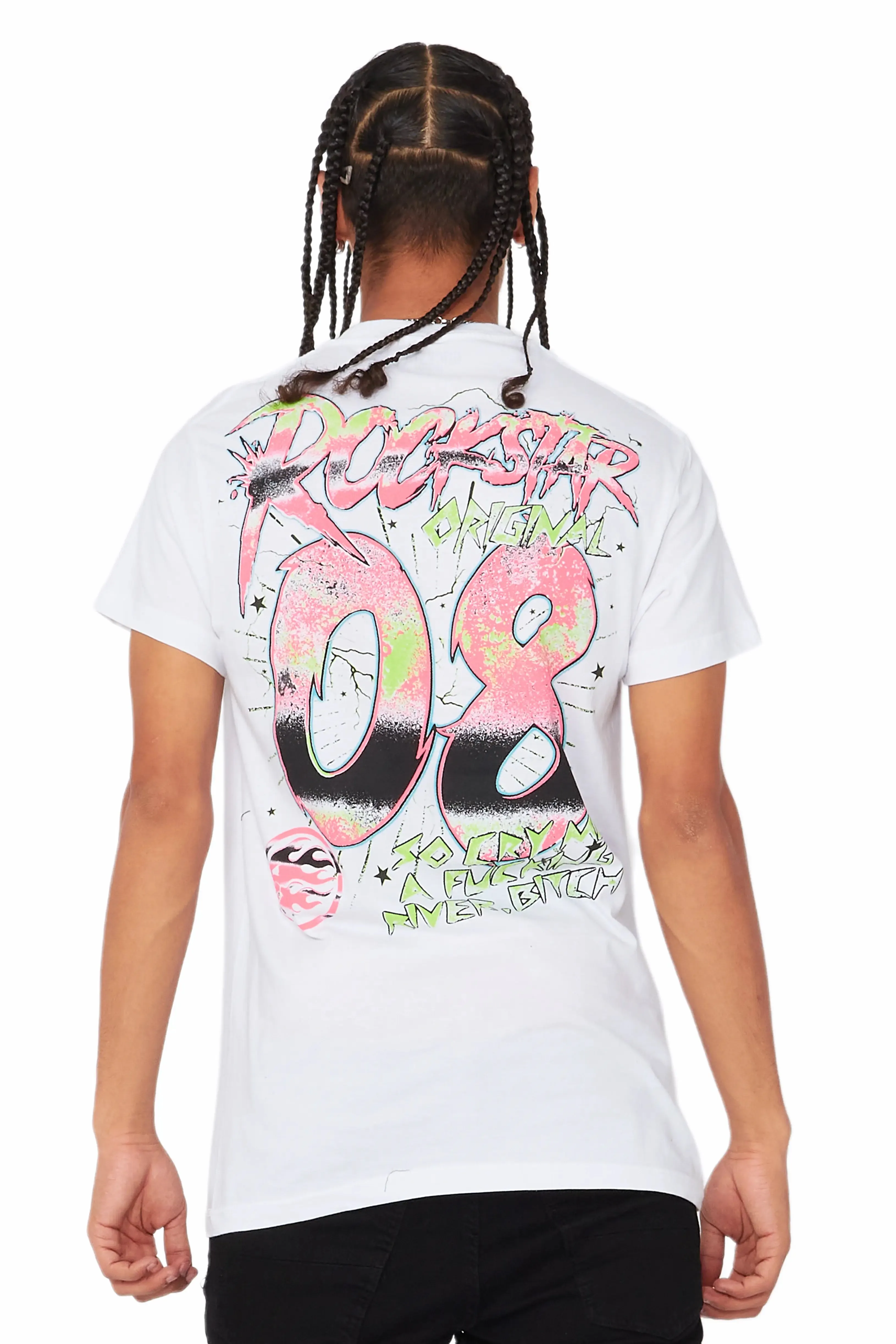 Ciro White Graphic T-Shirt sold by Rockstar Original product image thumbnail 3