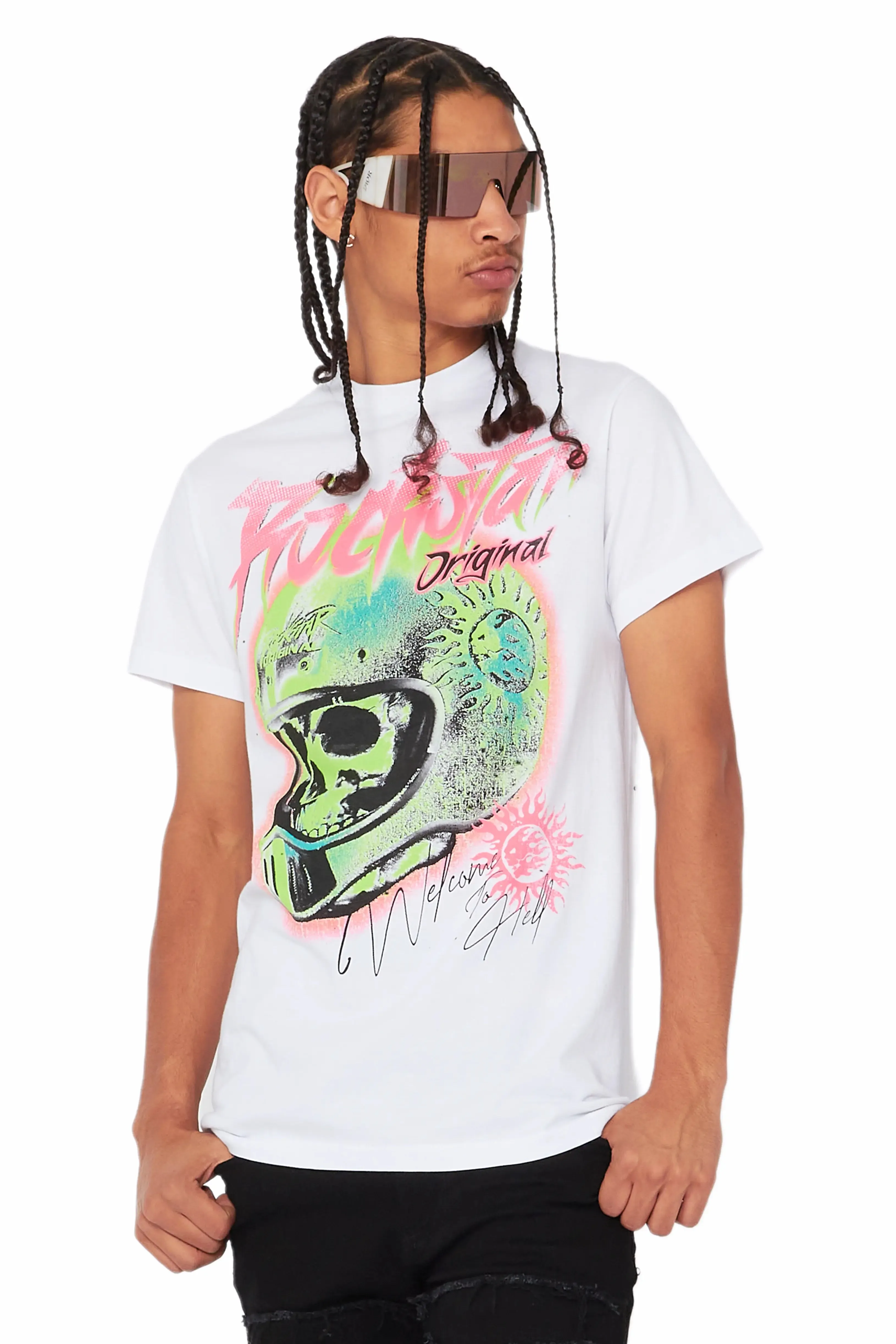 Ciro White Graphic T-Shirt sold by Rockstar Original product image thumbnail 4