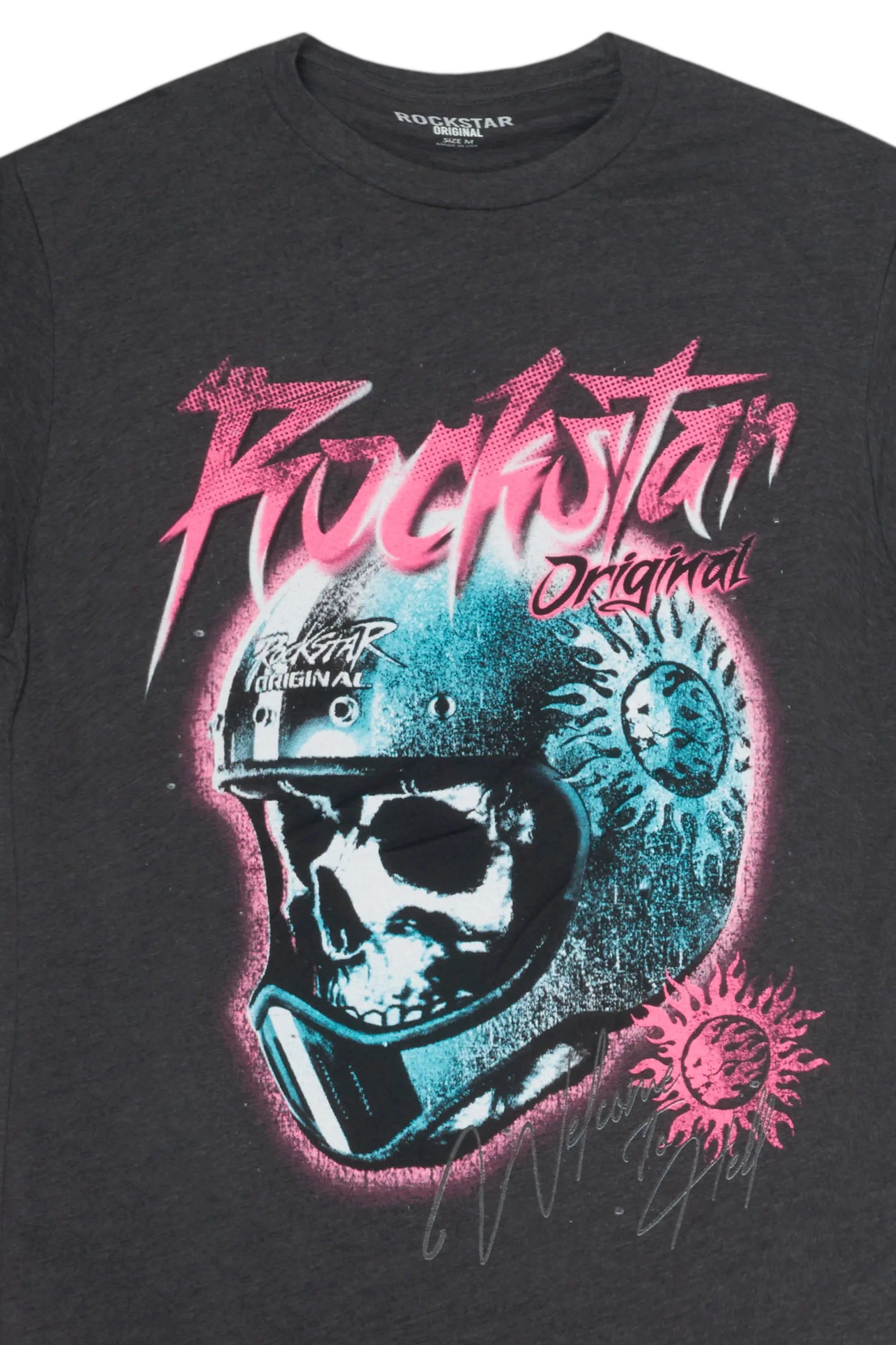 Ciro Charcoal Graphic T-Shirt sold by Rockstar Original product image thumbnail 3