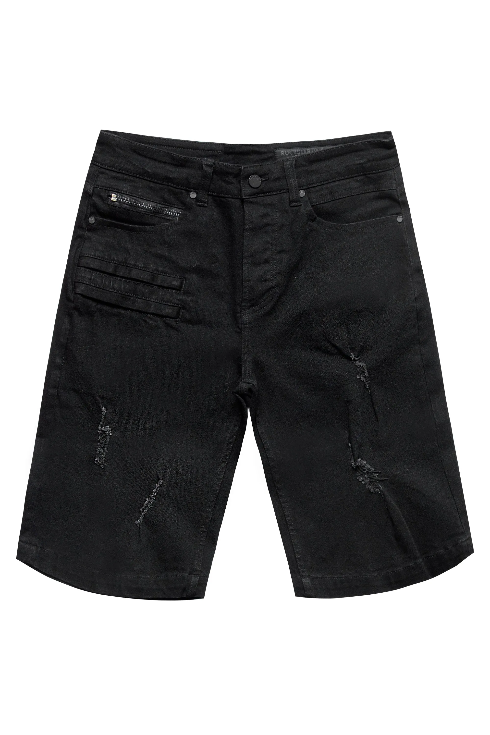 Oscar Denim Short- Black sold by Rockstar Original
