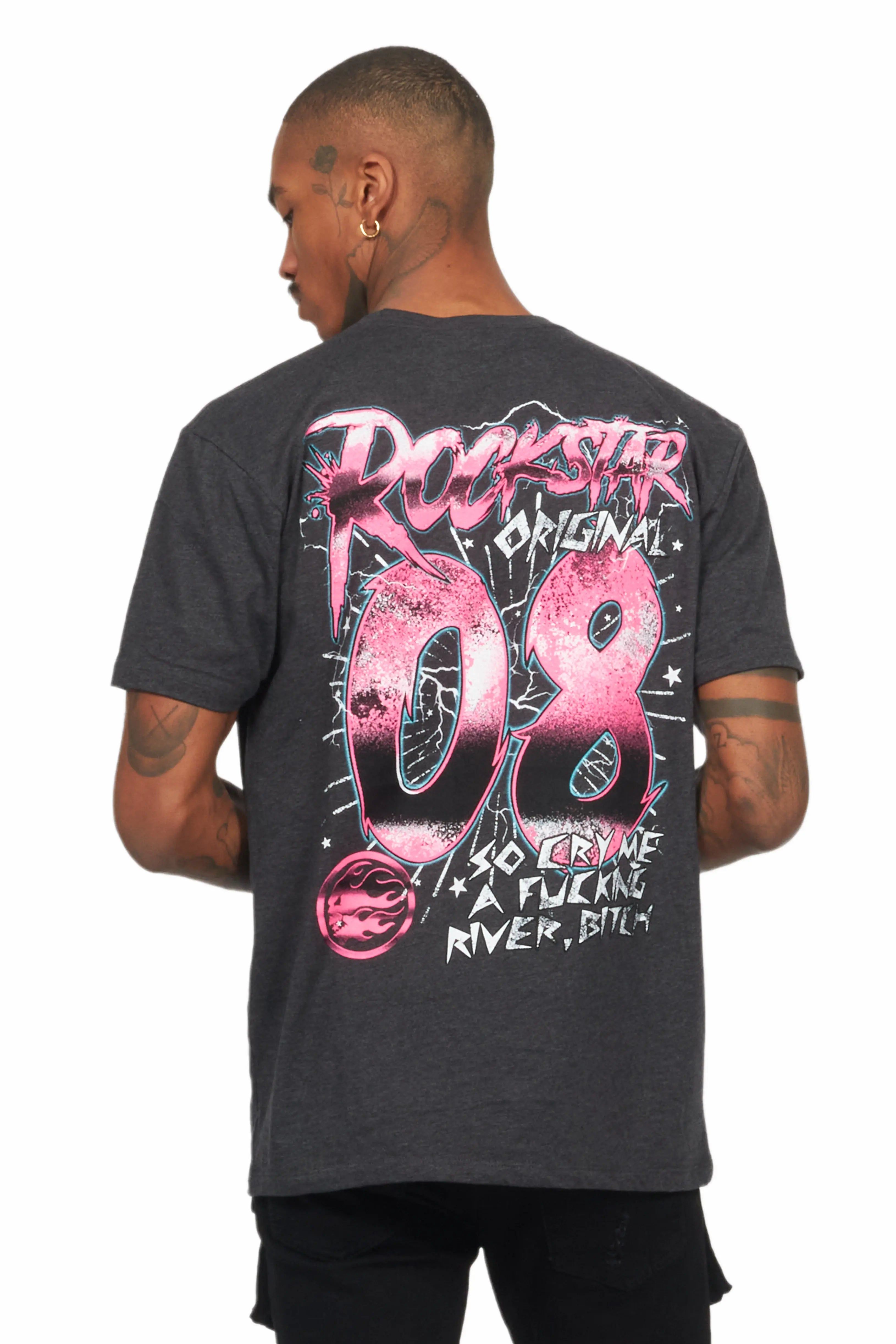 Ciro Charcoal Graphic T-Shirt sold by Rockstar Original product image thumbnail 4