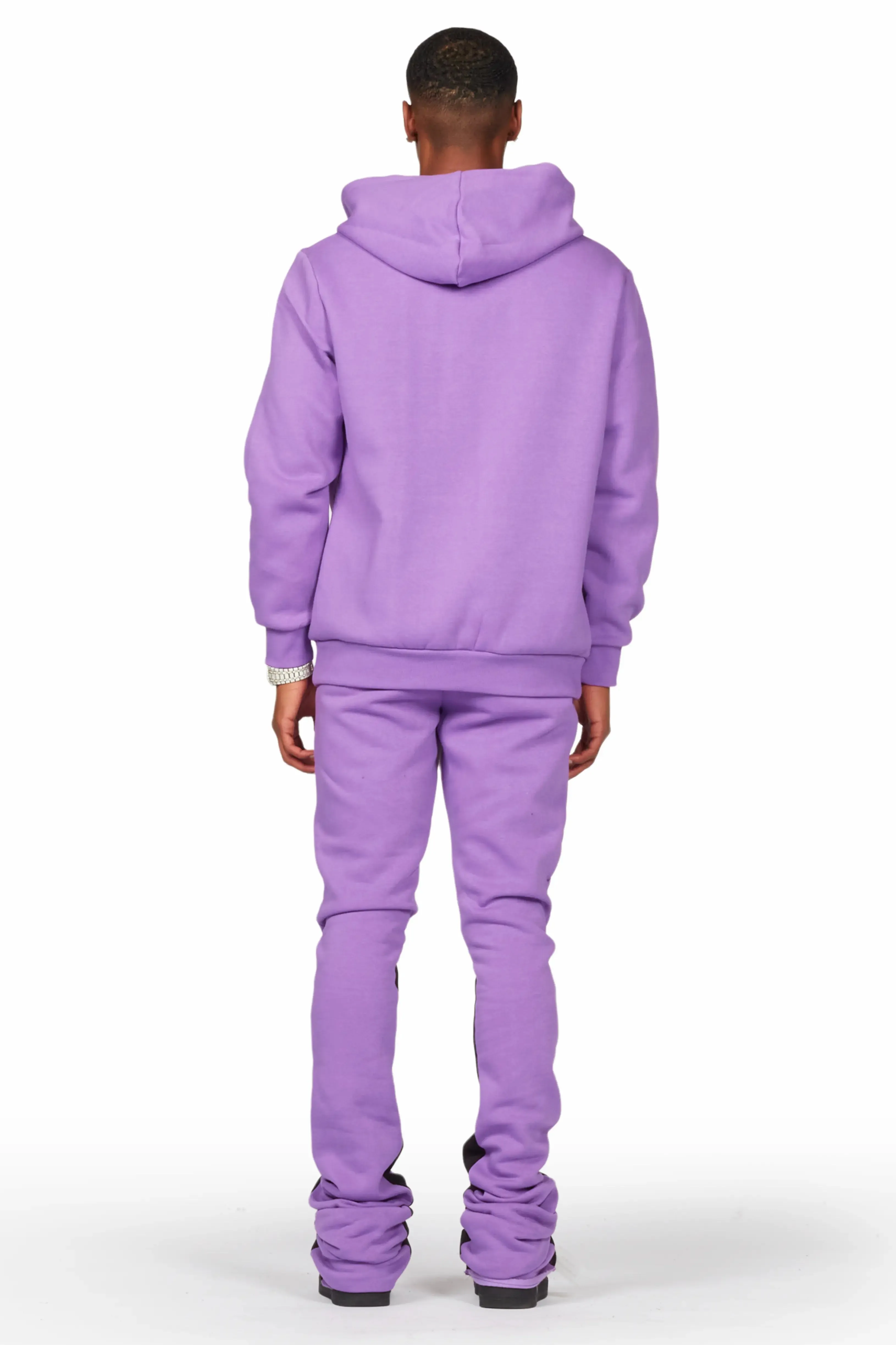 Thierry Purple Super Stacked Flare Track Pant Set sold by Rockstar Original product image thumbnail 5