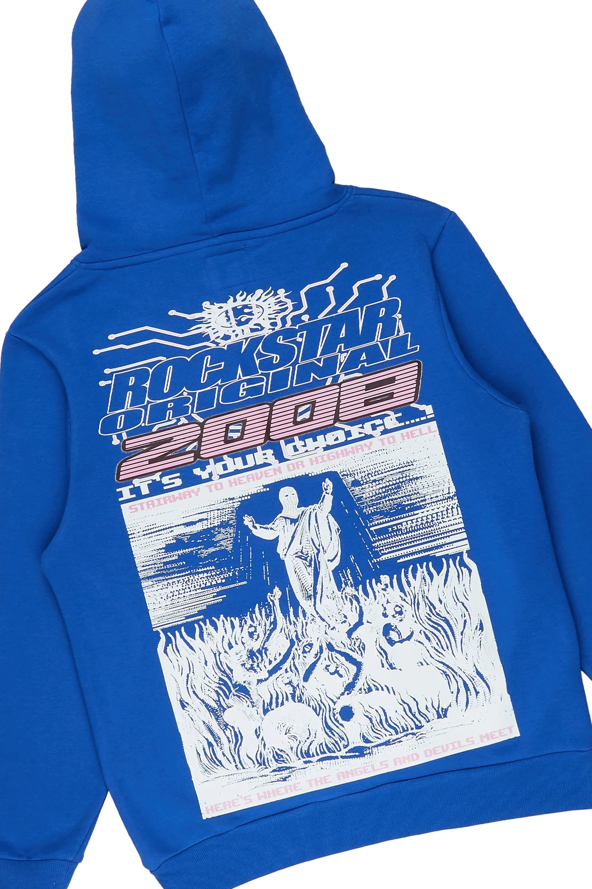 Sky Royal Blue Stacked Flare Track Set sold by Rockstar Original product image thumbnail 5