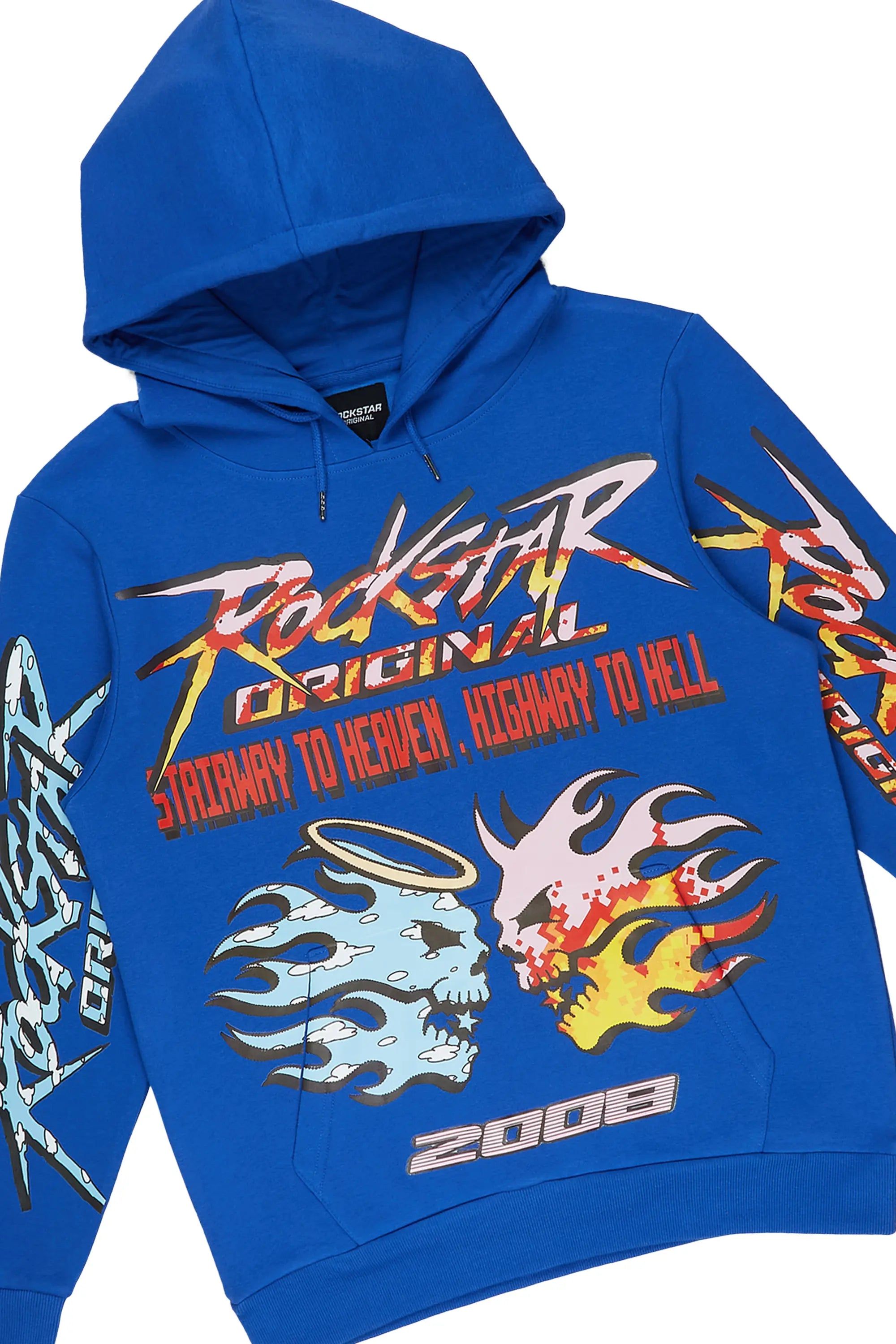 Sky Royal Blue Stacked Flare Track Set sold by Rockstar Original product image thumbnail 4