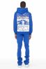 Sky Royal Blue Stacked Flare Track Set sold by Rockstar Original