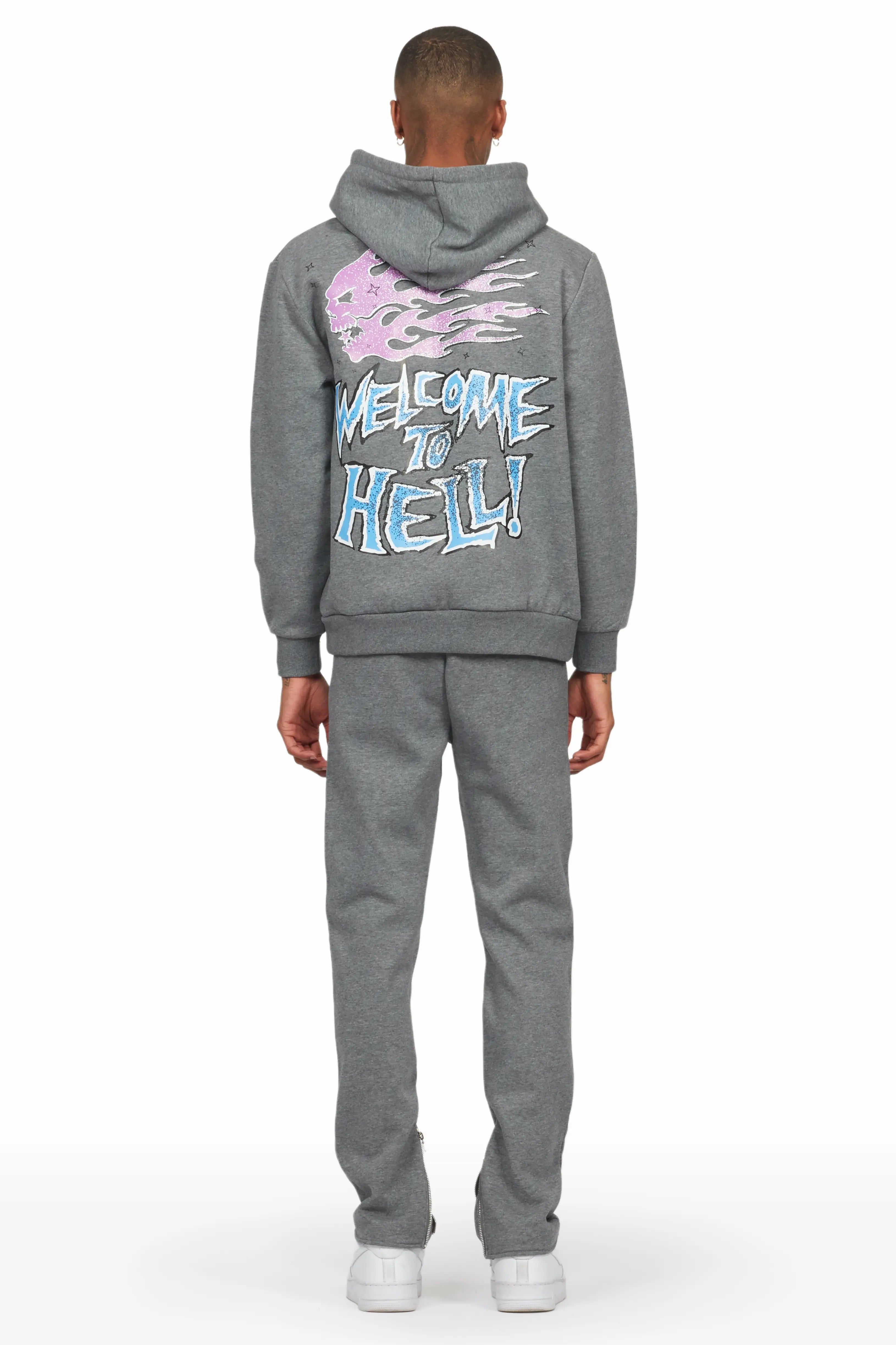 Lister Vintage Grey Slim Fit Track Set sold by Rockstar Original product image thumbnail 4