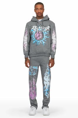 Lister Vintage Grey Slim Fit Track Set sold by Rockstar Original