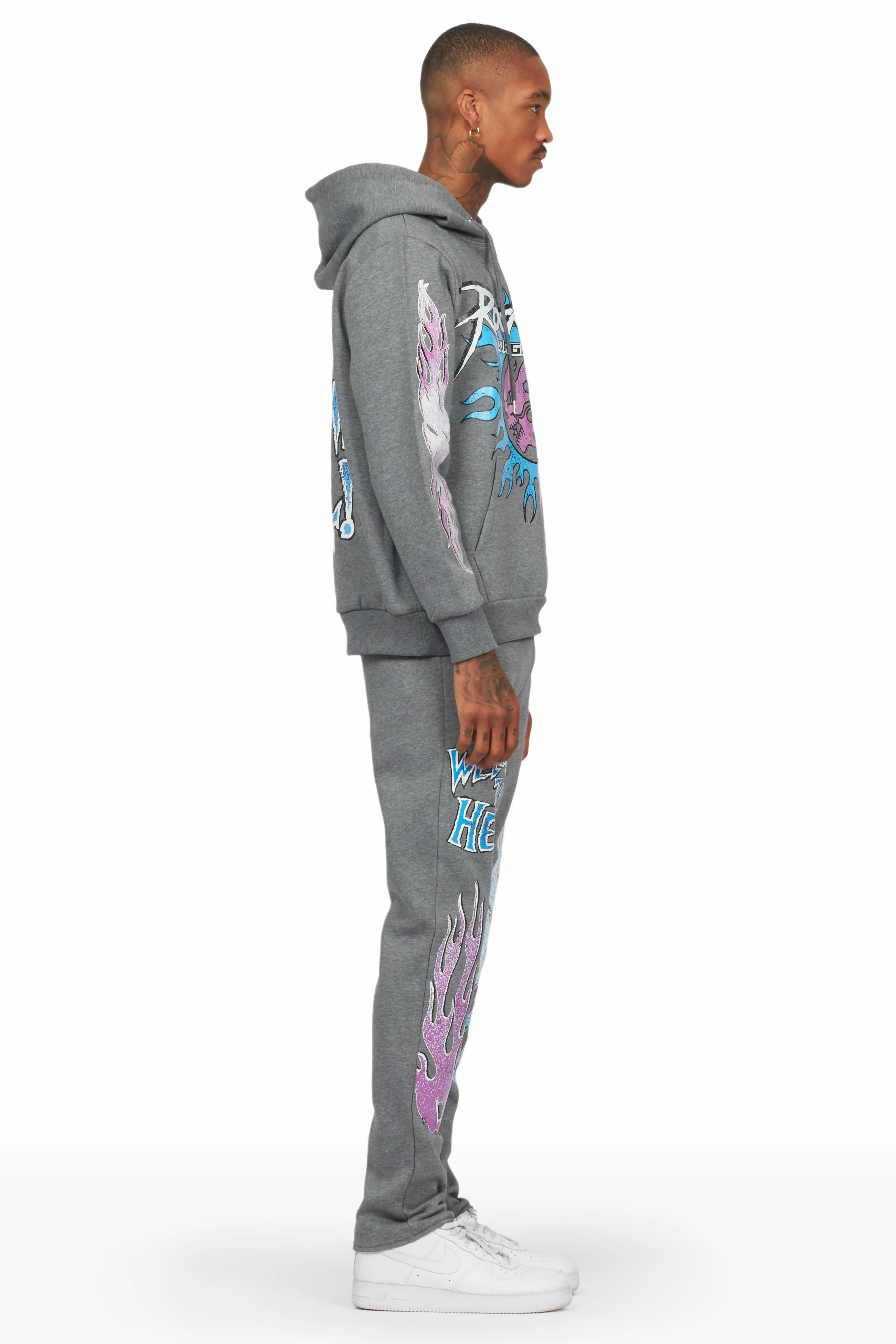 Lister Vintage Grey Slim Fit Track Set sold by Rockstar Original product image thumbnail 5