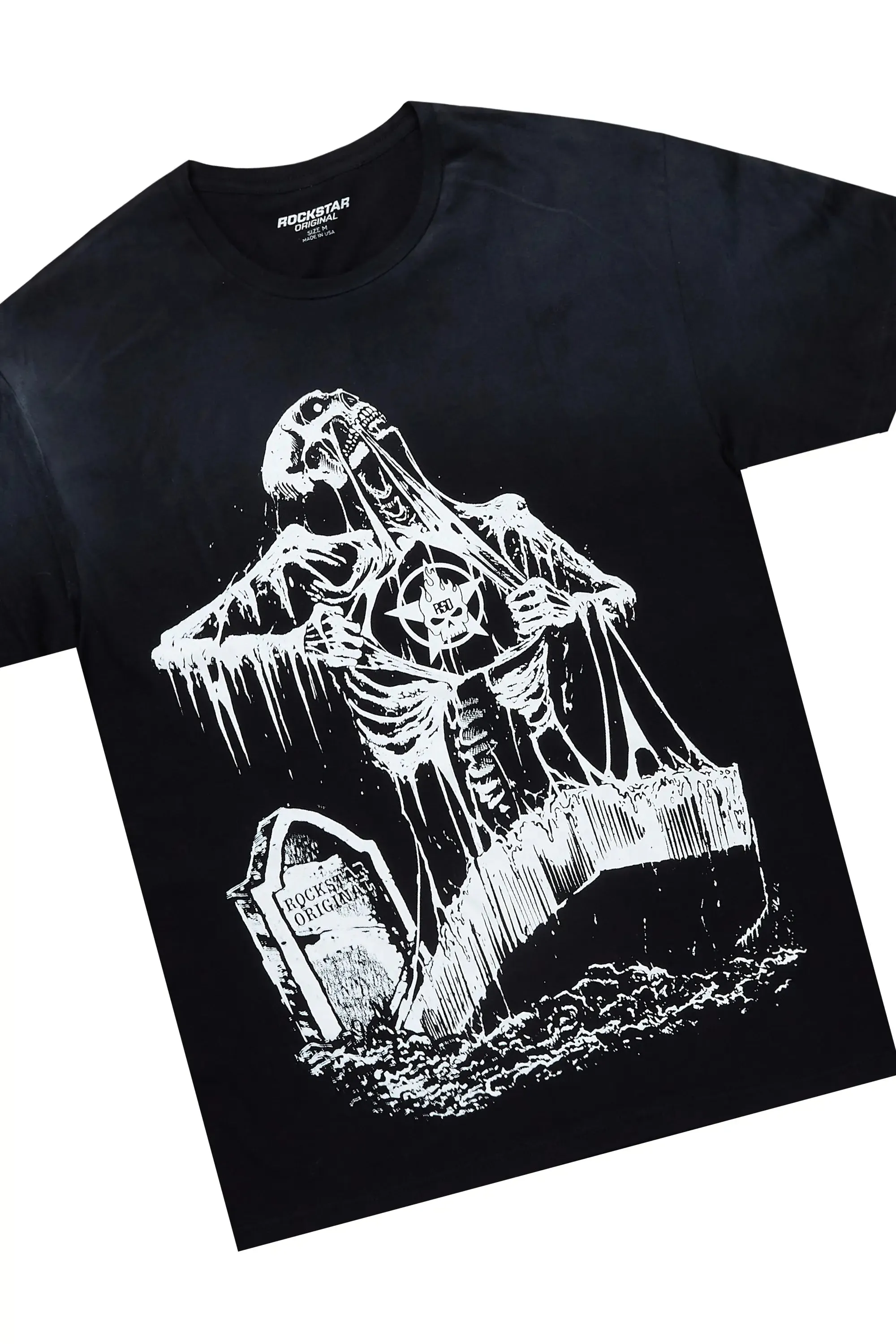 Brookwood Black T-Shirt/Stacked Flare Jean Set sold by Rockstar Original product image thumbnail 2