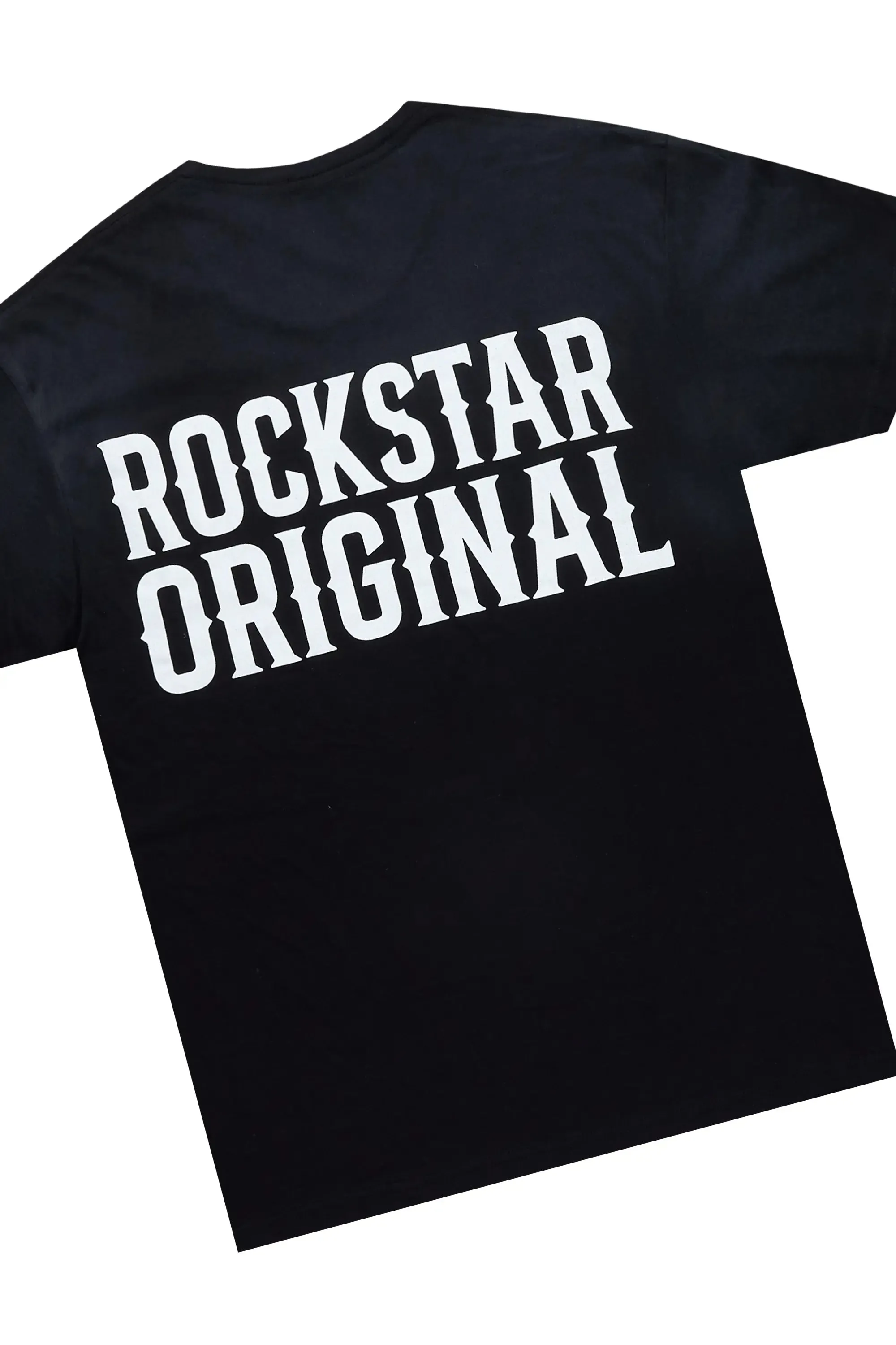 Brookwood Black T-Shirt/Stacked Flare Jean Set sold by Rockstar Original product image thumbnail 3