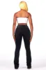 Maranda Black Stacked Flare Jean sold by Rockstar Original