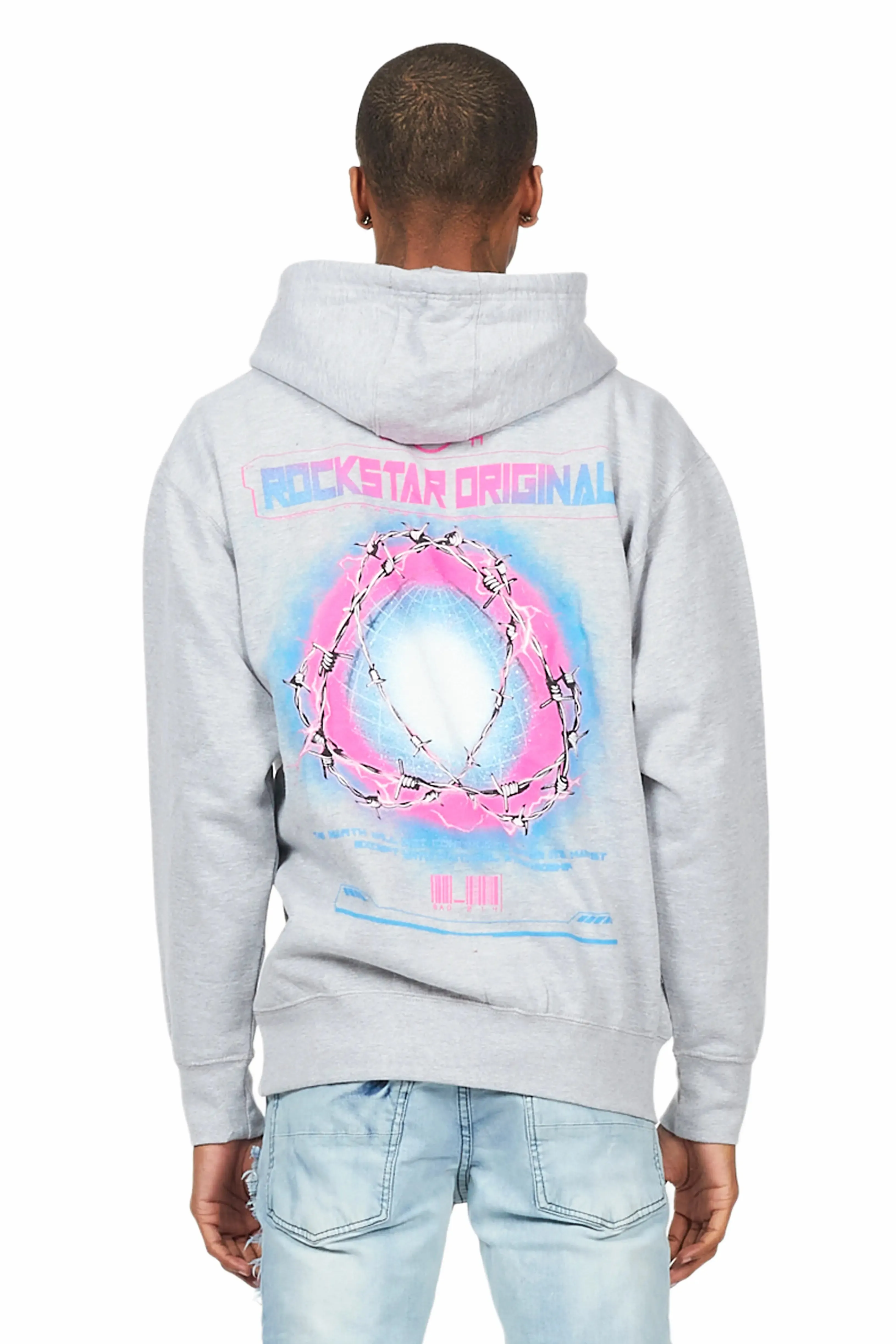 Digital Heather Grey Graphic Hoodie sold by Rockstar Original product image thumbnail 5