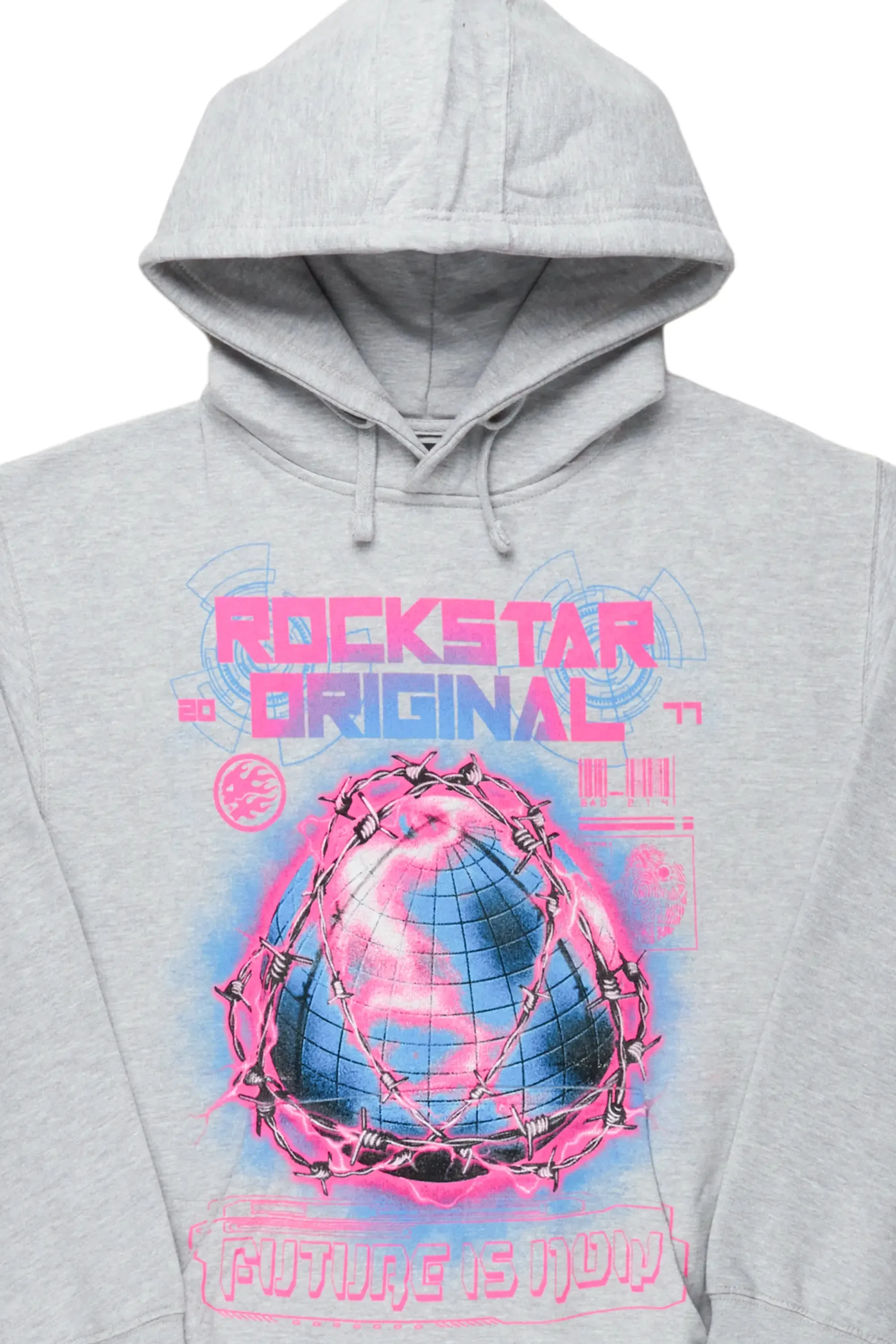 Digital Heather Grey Graphic Hoodie sold by Rockstar Original product image thumbnail 3