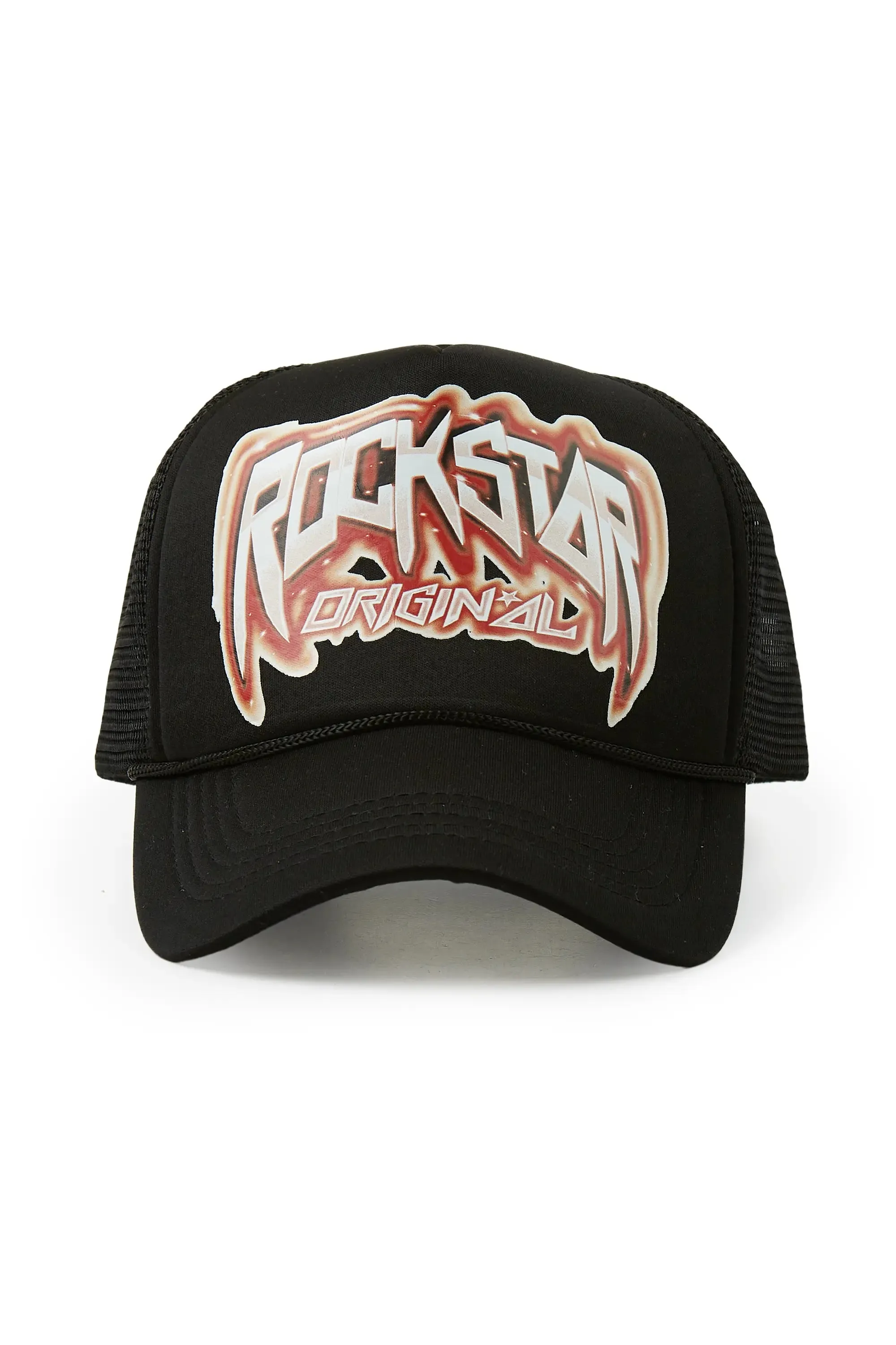Gangsta Black Trucker Hat sold by Rockstar Original
