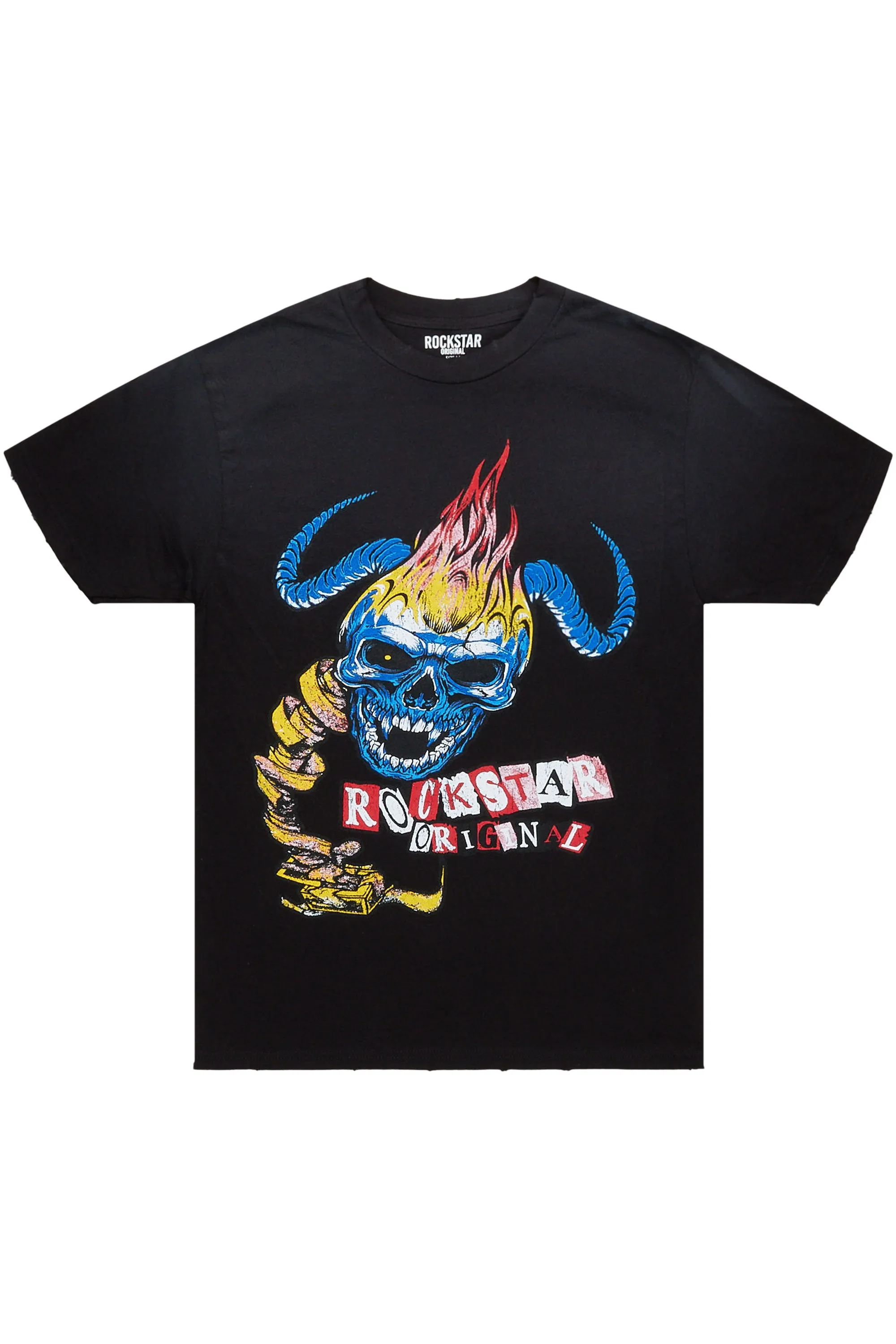 Seltram Black Graphic T-Shirt sold by Rockstar Original