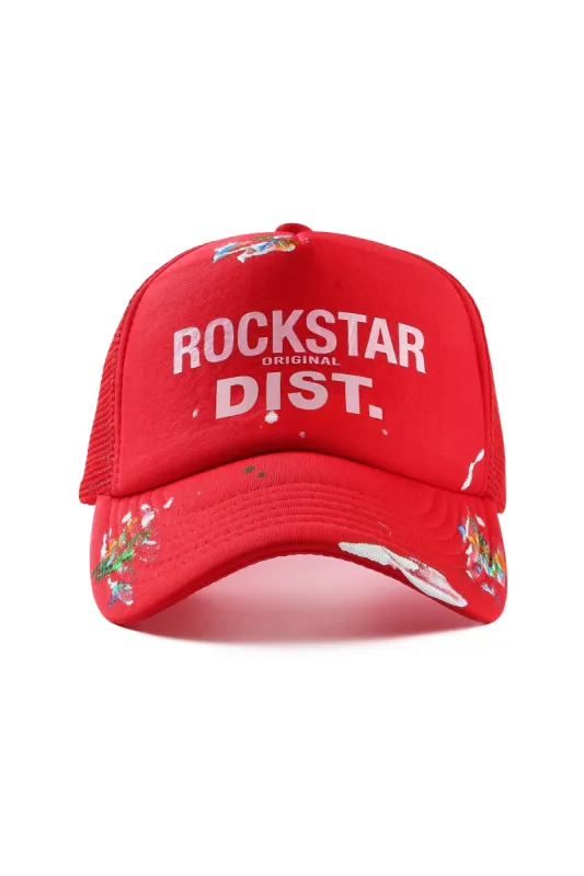 Neptune Red/White Trucker Hat sold by Rockstar Original