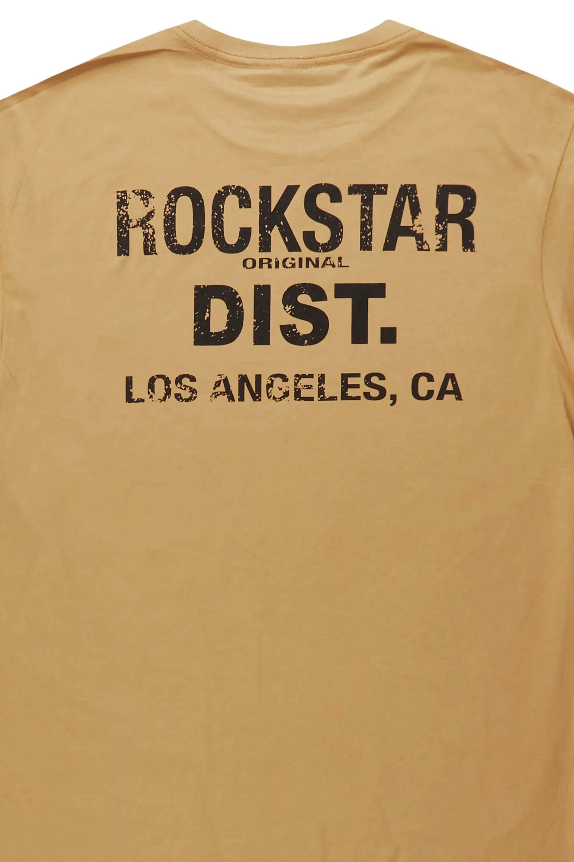 Lake Beige/Black Graphic T-Shirt sold by Rockstar Original product image thumbnail 3