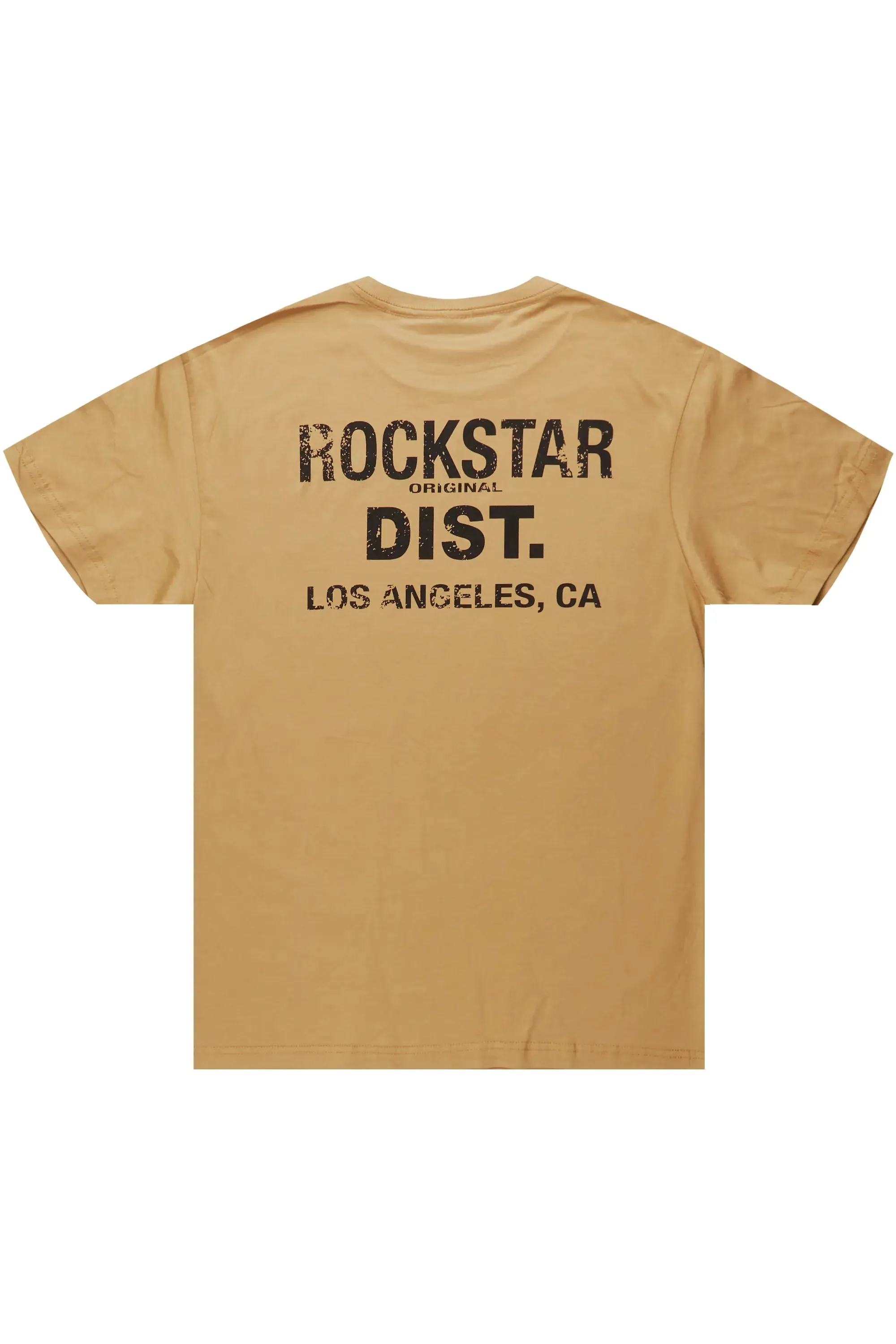 Lake Beige/Black Graphic T-Shirt sold by Rockstar Original