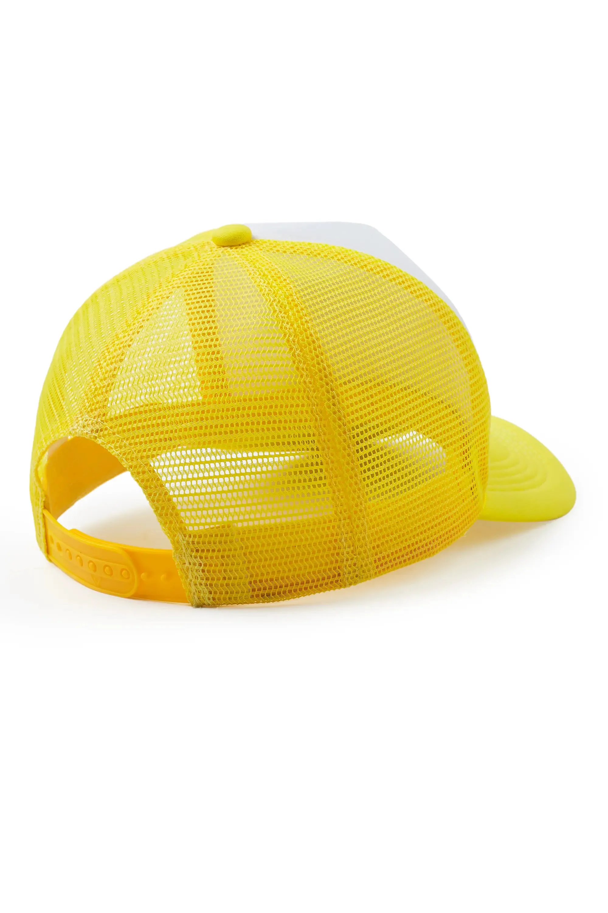 Quinton White/Yellow Trucker Hat sold by Rockstar Original product image thumbnail 3