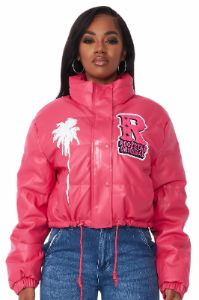 Emilie Fuchsia Puffer Jacket sold by Rockstar Original