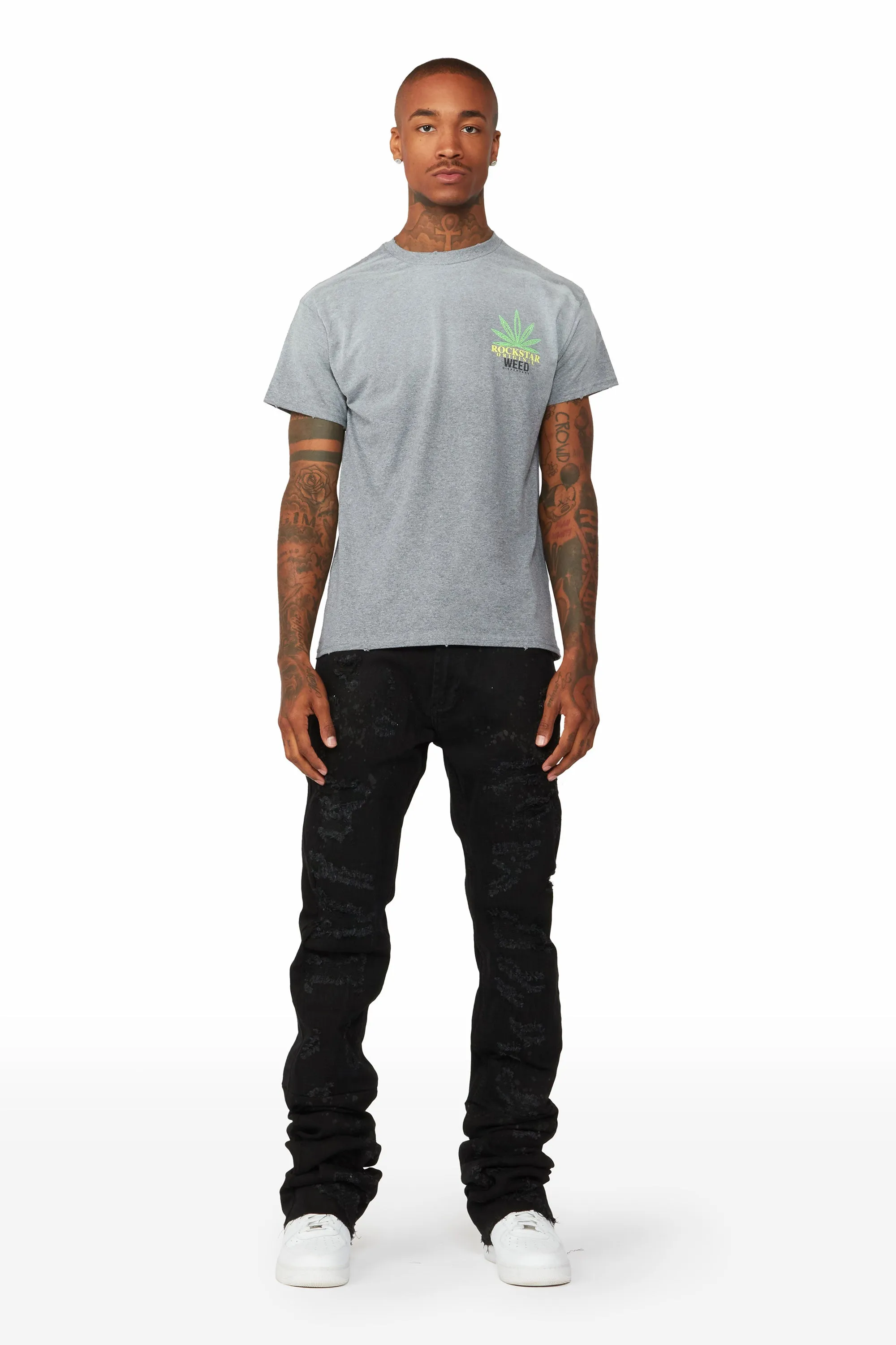 Chong Grey Graphic T-Shirt sold by Rockstar Original product image thumbnail 3