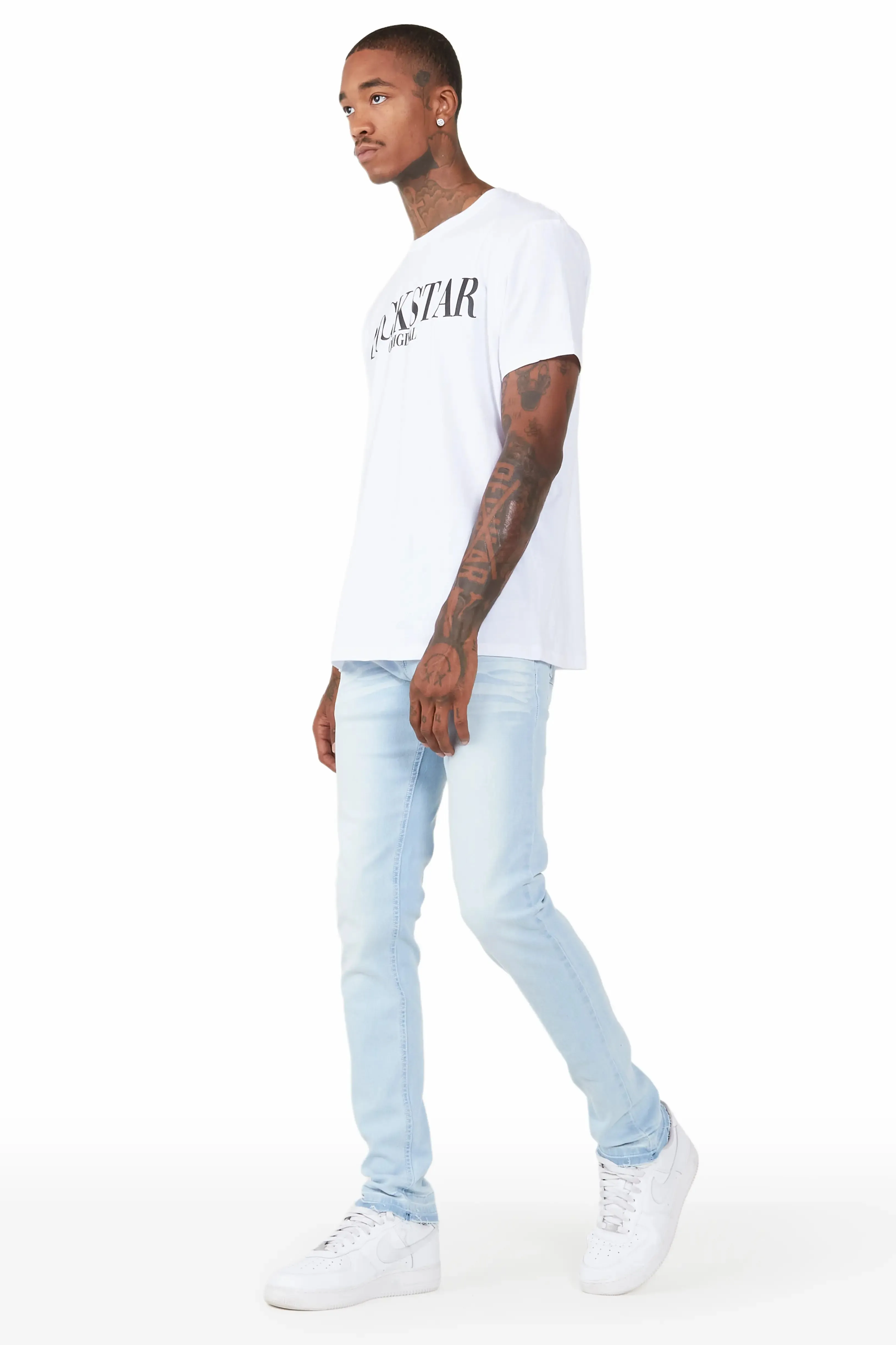 Jaecee Snow Ice Denim Jean sold by Rockstar Original product image thumbnail 5