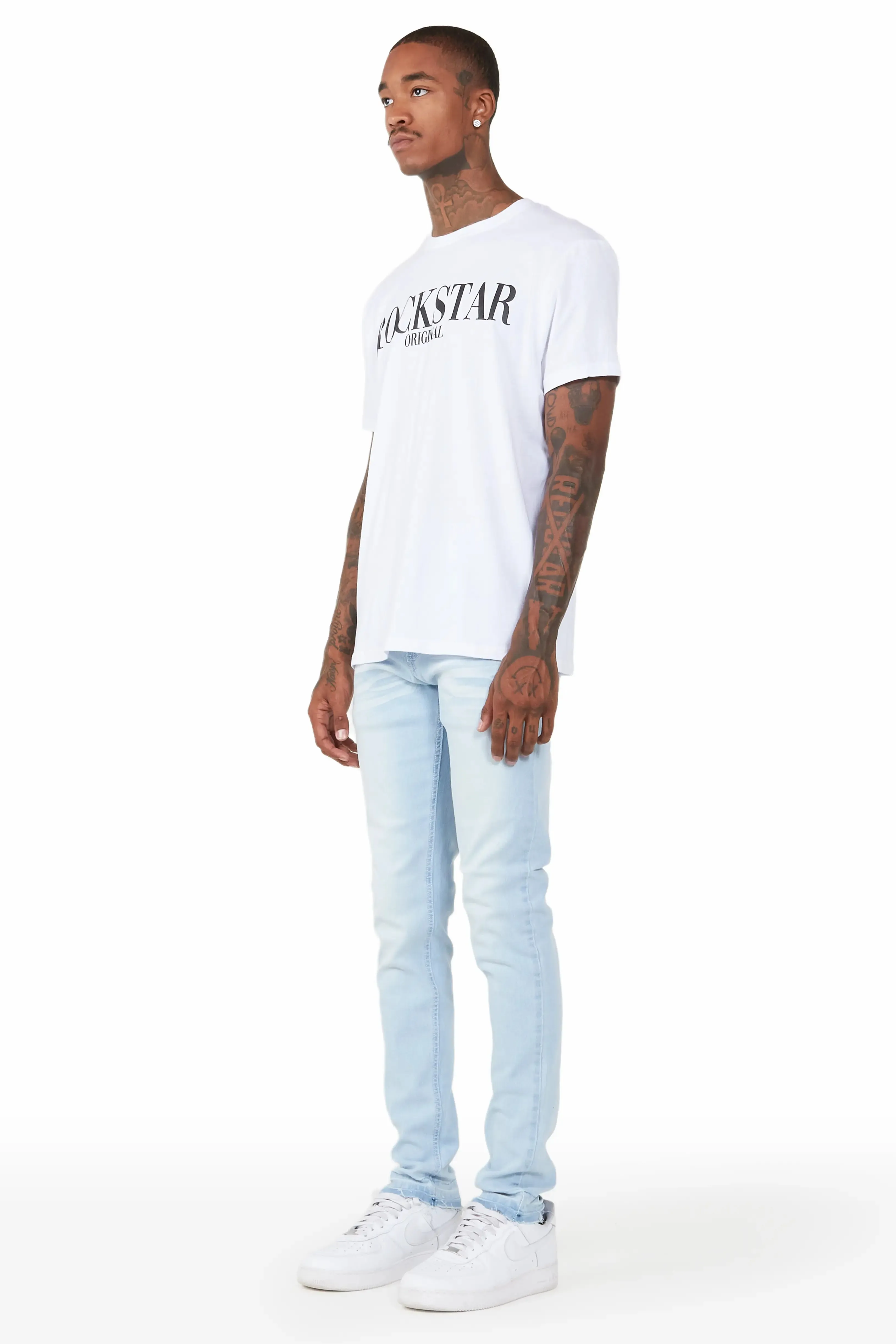 Jaecee Snow Ice Denim Jean sold by Rockstar Original product image thumbnail 4