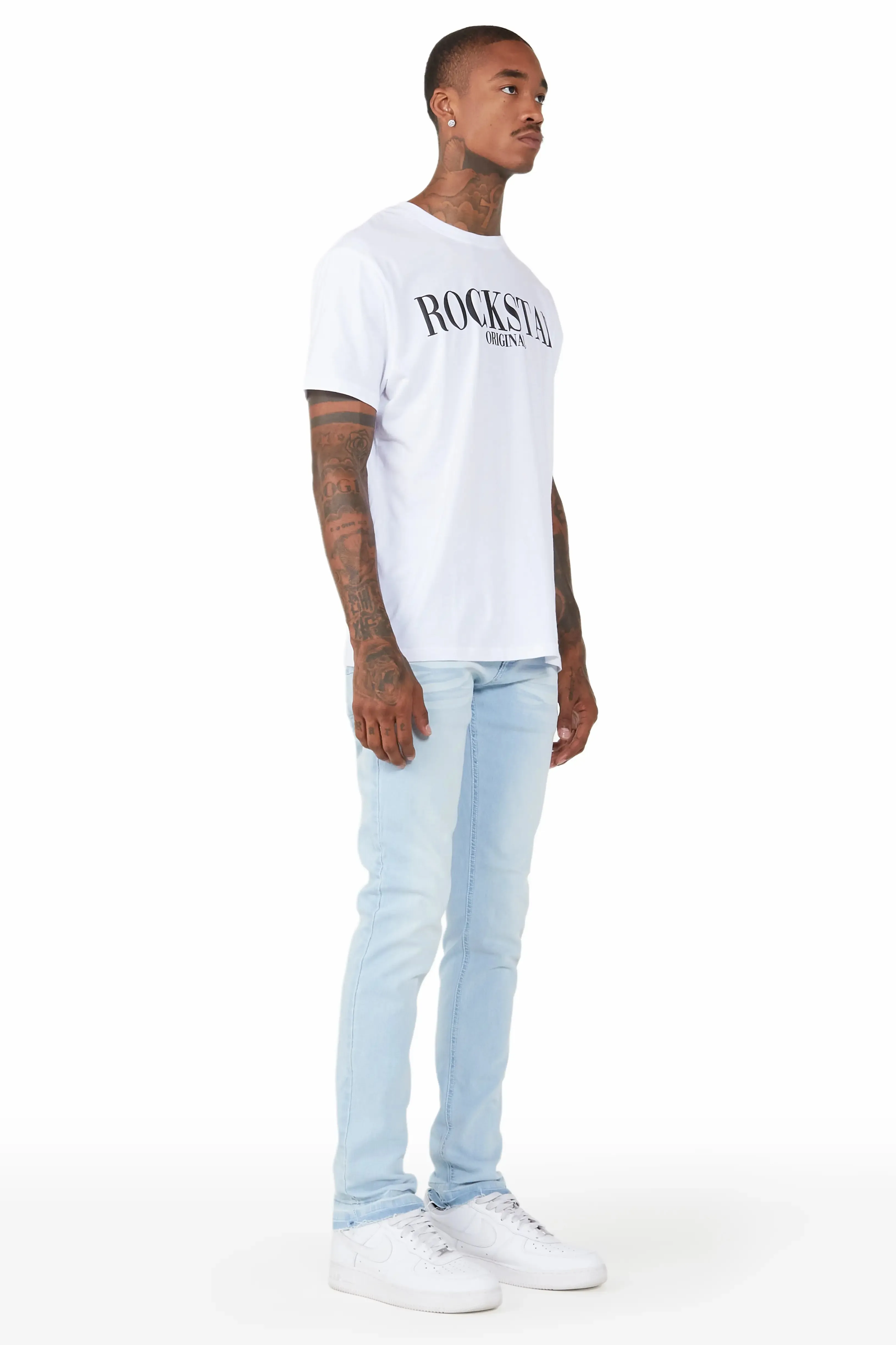 Jaecee Snow Ice Denim Jean sold by Rockstar Original product image thumbnail 3