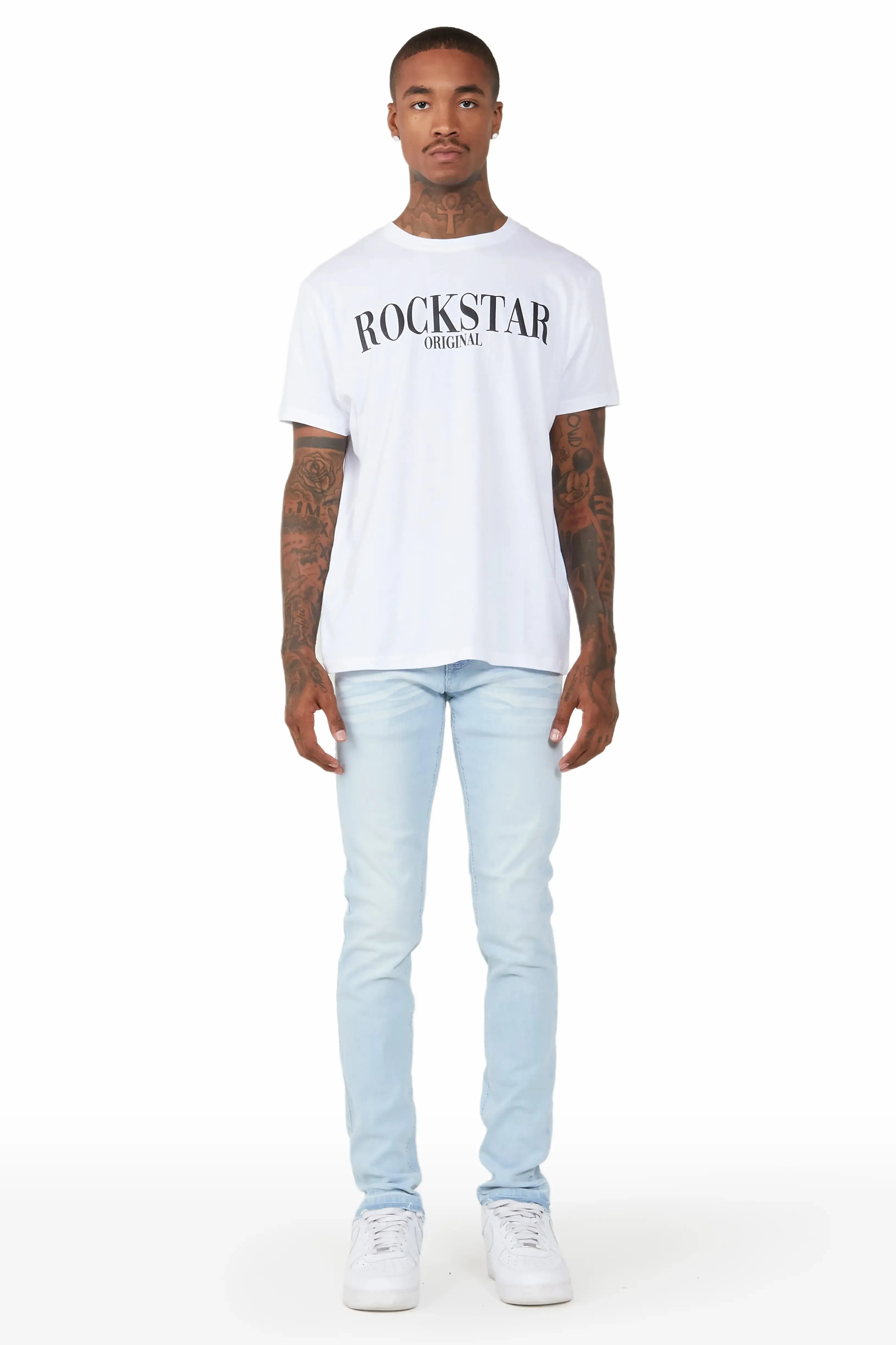 Jaecee Snow Ice Denim Jean sold by Rockstar Original product image thumbnail 2