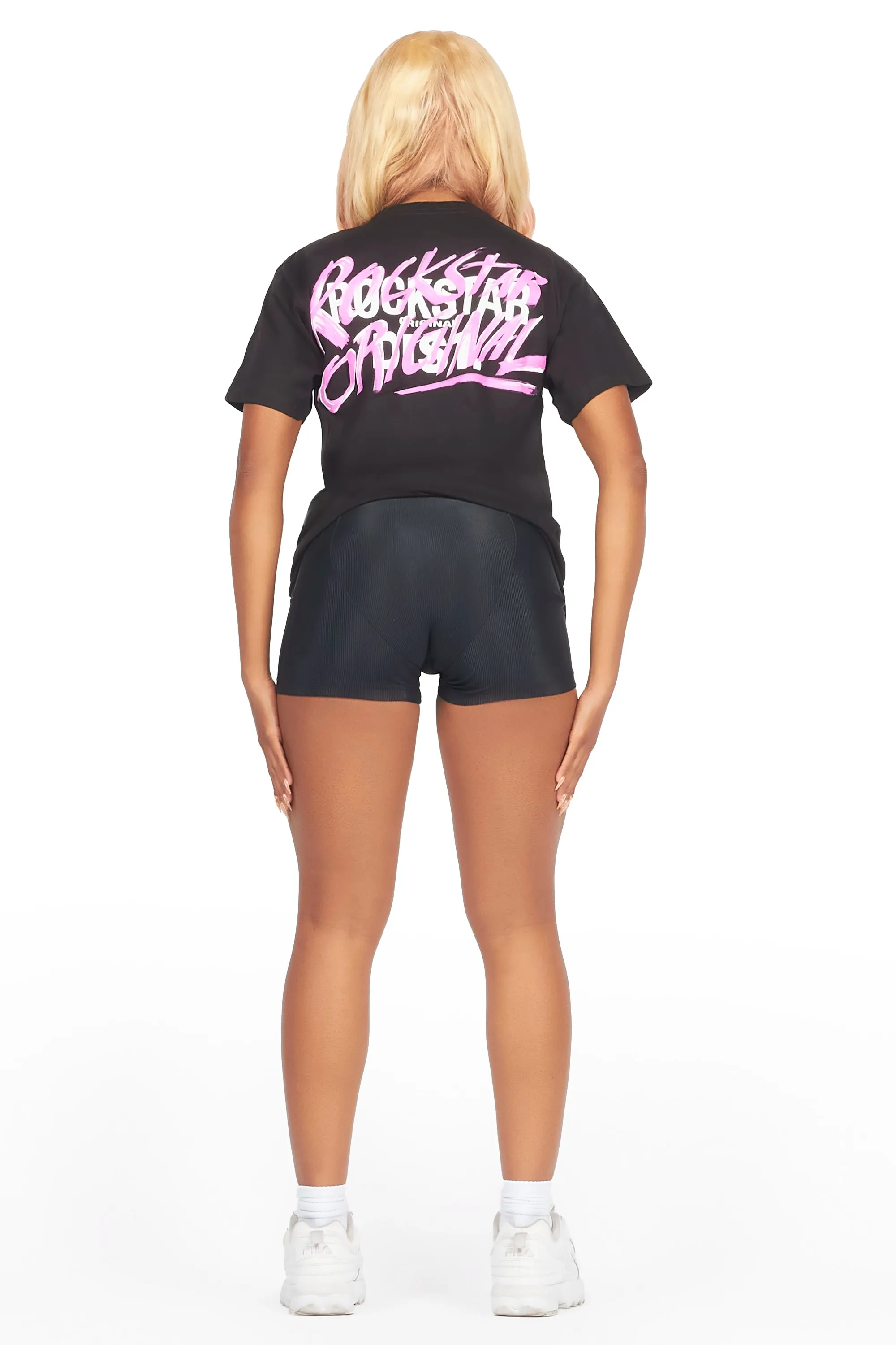Jamila Black Oversized T-Shirt sold by Rockstar Original product image thumbnail 3