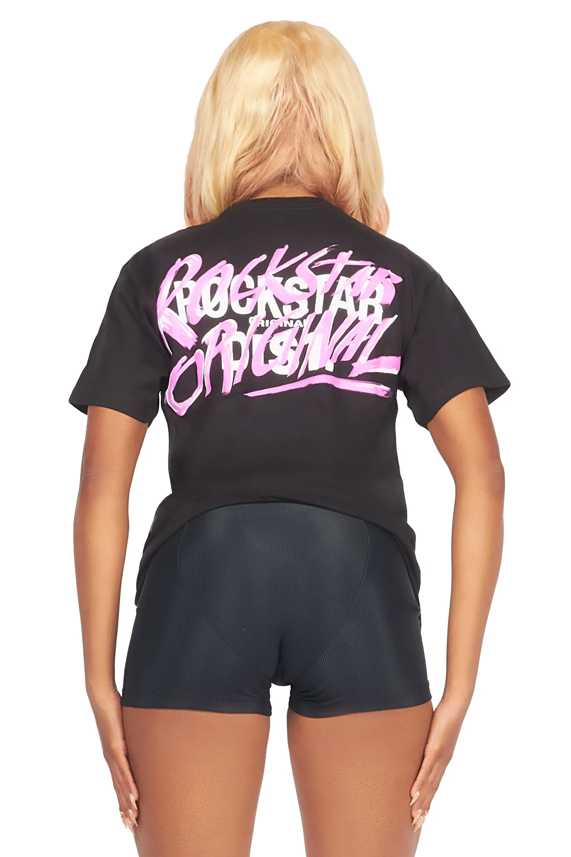 Jamila Black Oversized T-Shirt sold by Rockstar Original