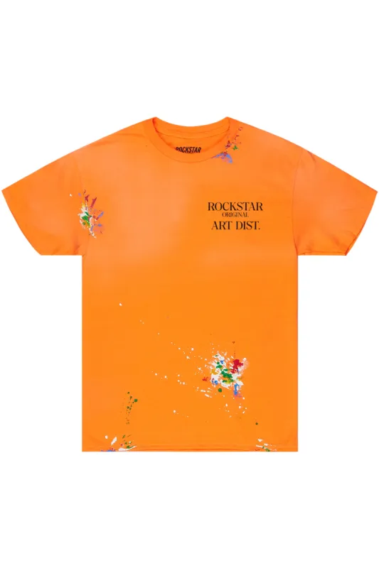 Palmer Orange Graphic T-Shirt sold by Rockstar Original