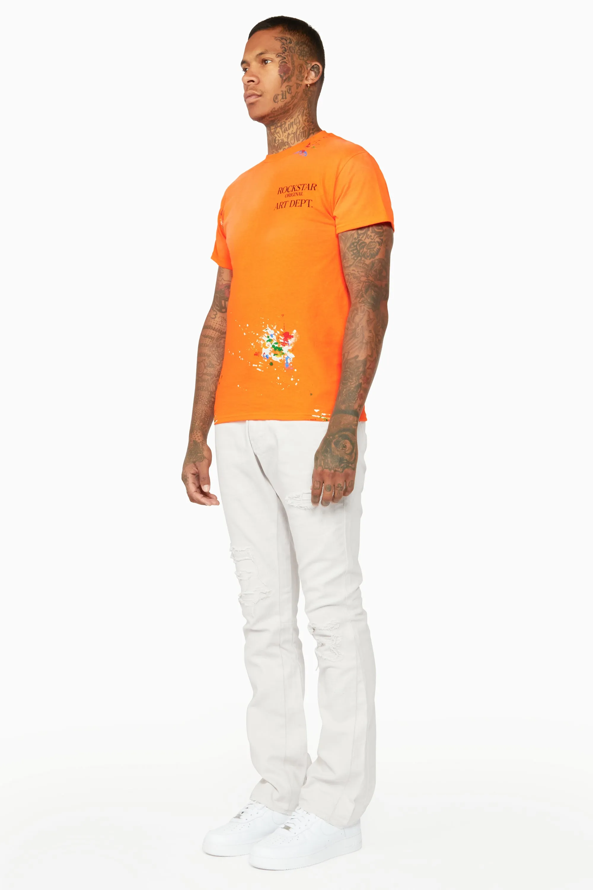 Palmer Orange Graphic T-Shirt sold by Rockstar Original product image thumbnail 3