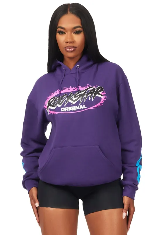 Aviana Purple Oversized Hoodie sold by Rockstar Original