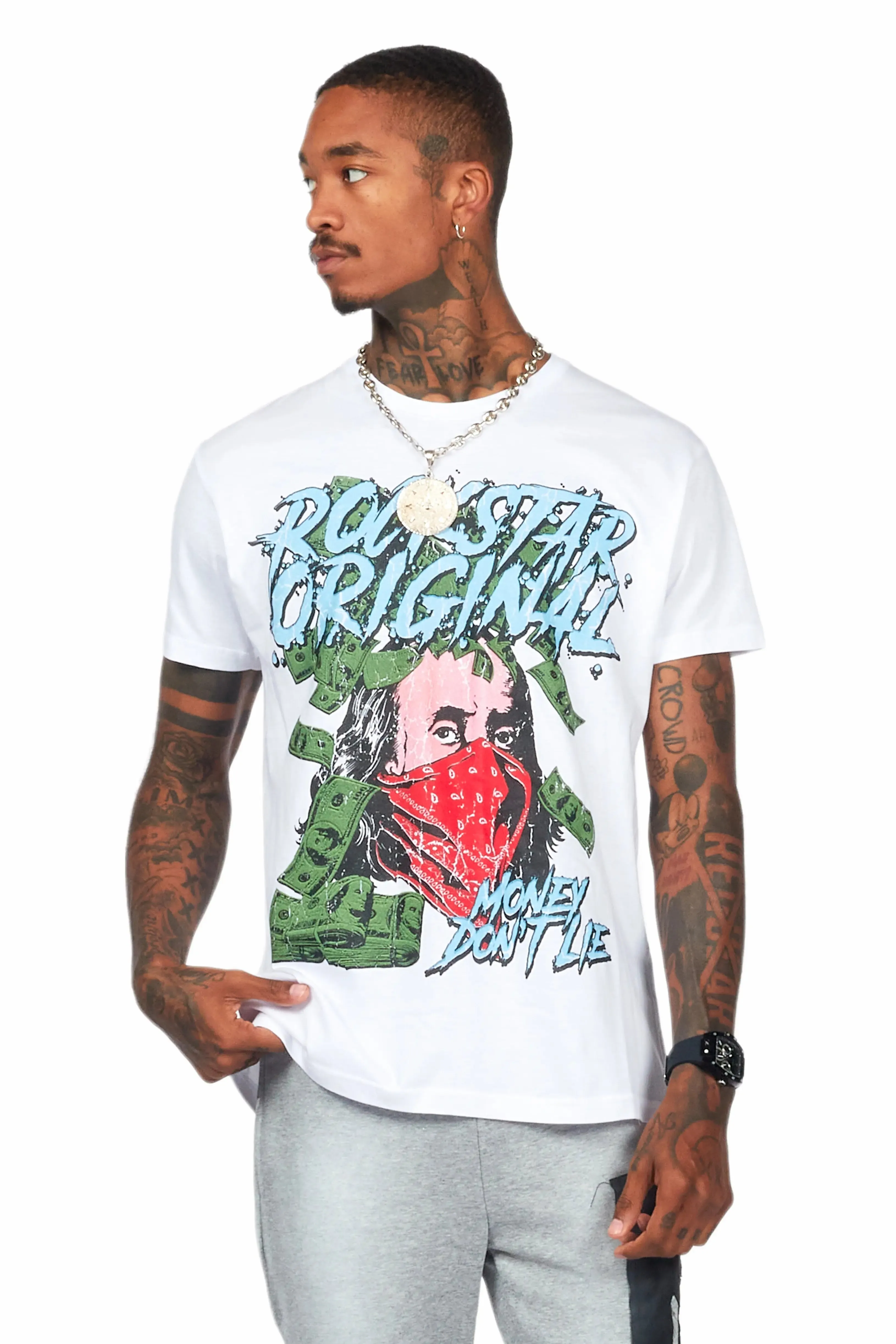 Lean White Graphic T-Shirt sold by Rockstar Original