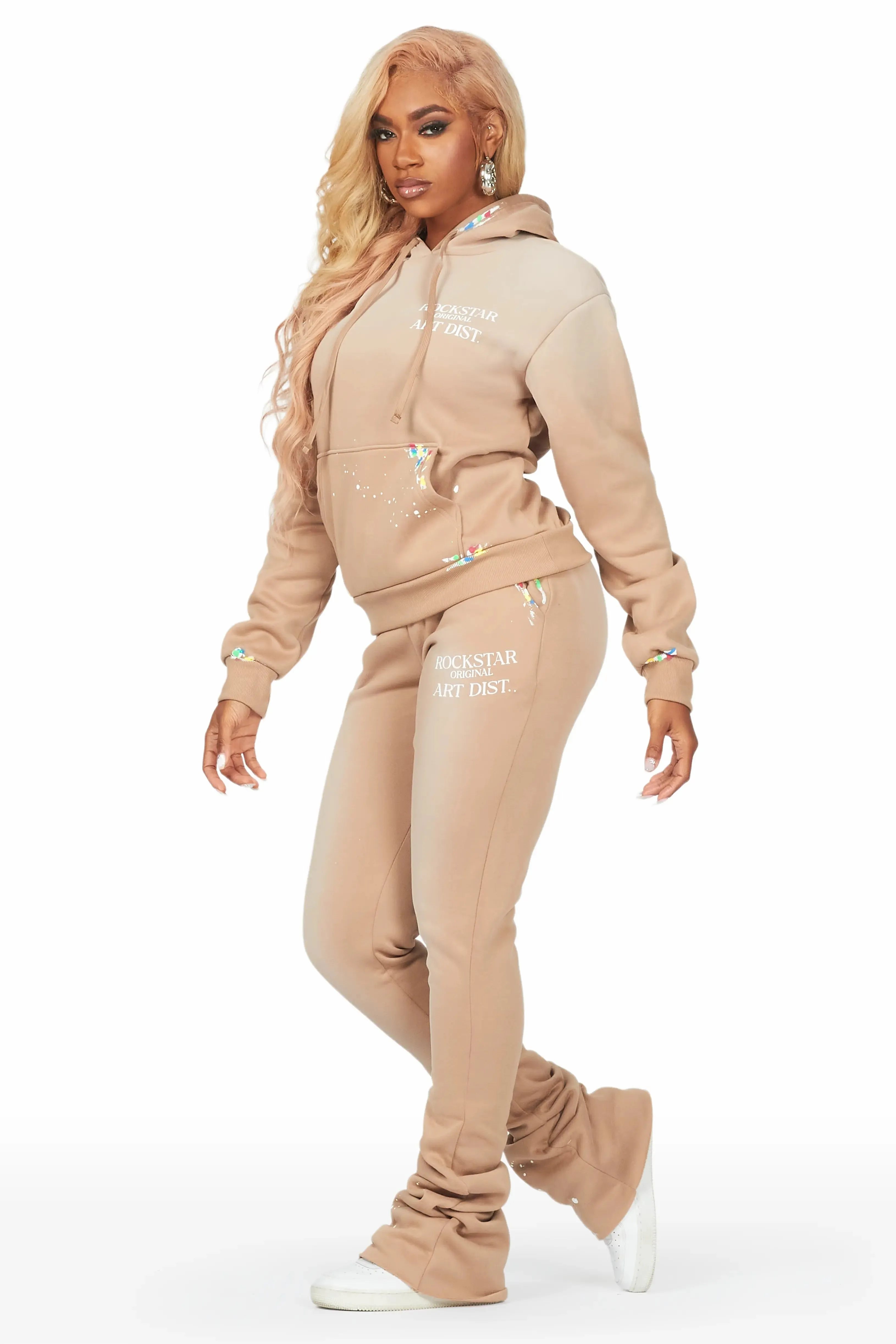 Nevaeh Tan Super Stacked Trackset sold by Rockstar Original
