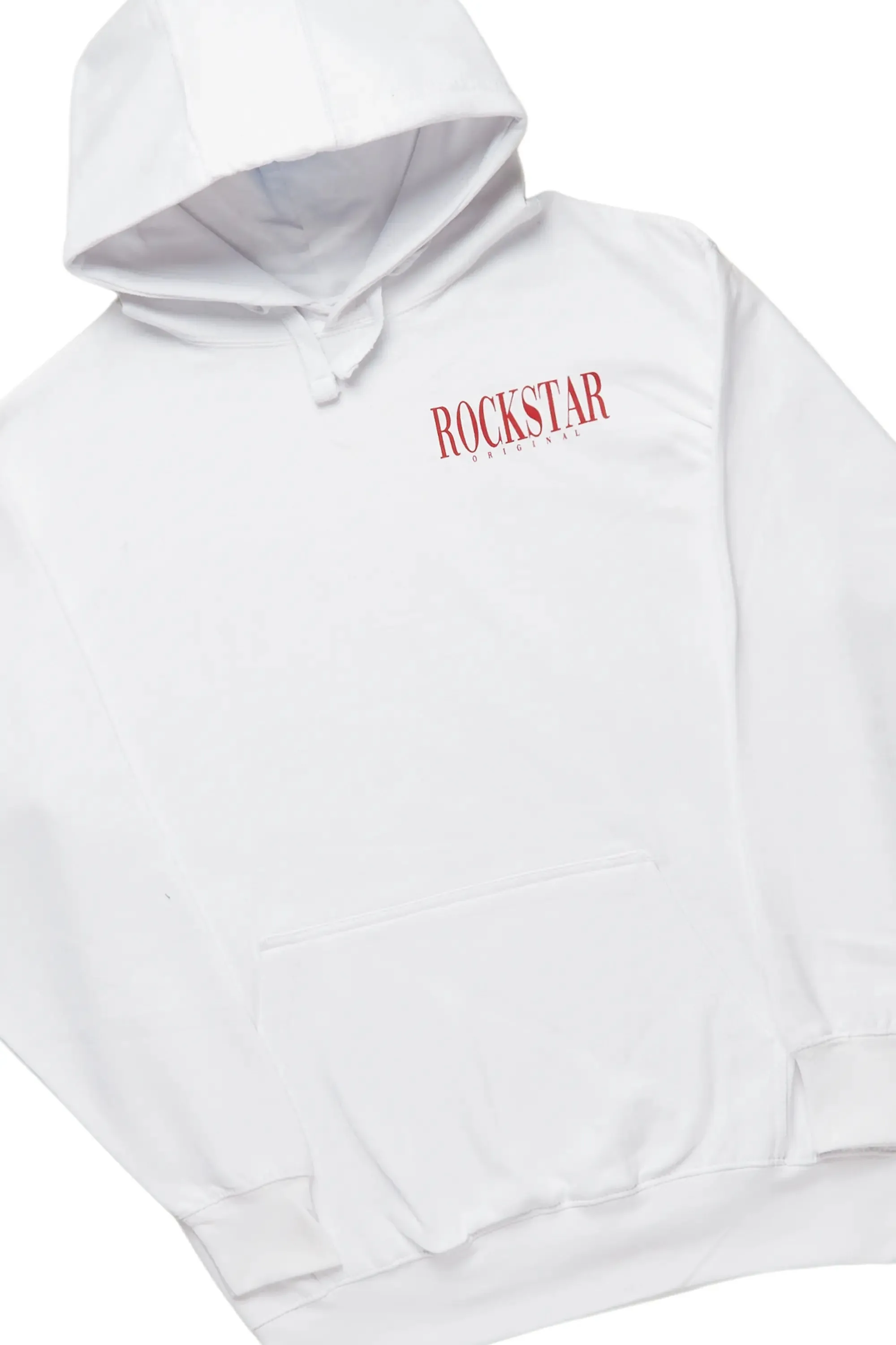 Dayte Nite White/Red Hoodie Super Stack Track Set sold by Rockstar Original product image thumbnail 3