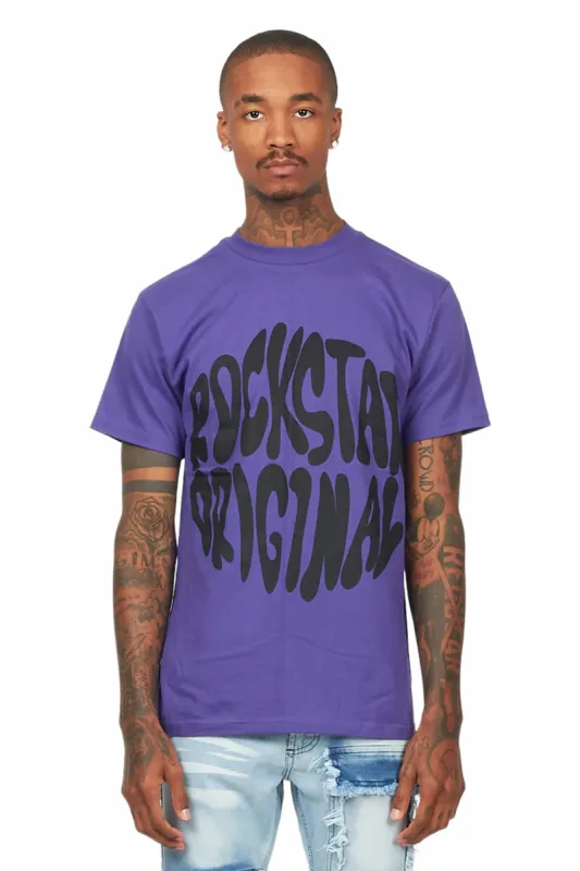 Thierry Purple Graphic T-Shirt sold by Rockstar Original