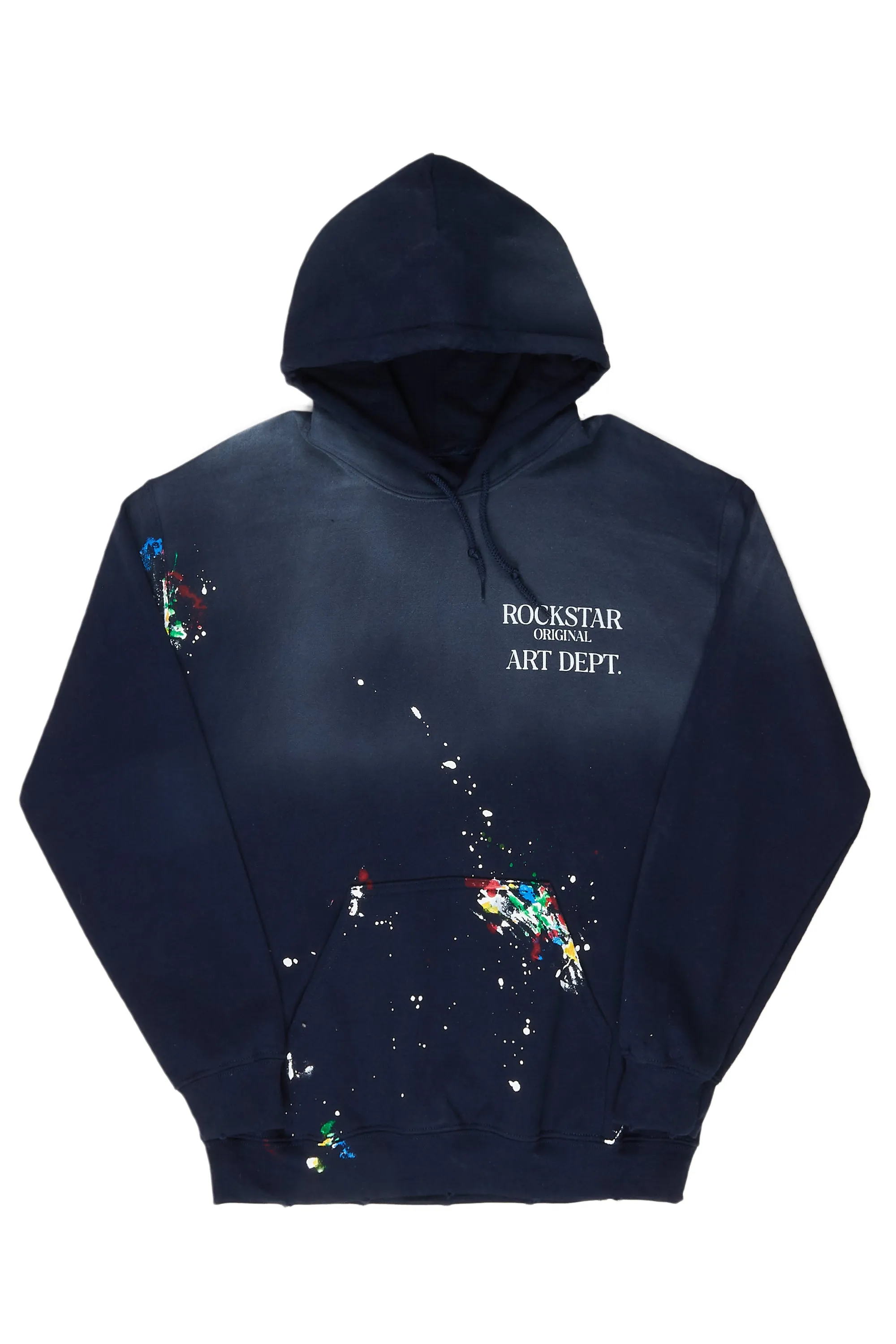 Make It Rain Navy Oversized Hoodie sold by Rockstar Original